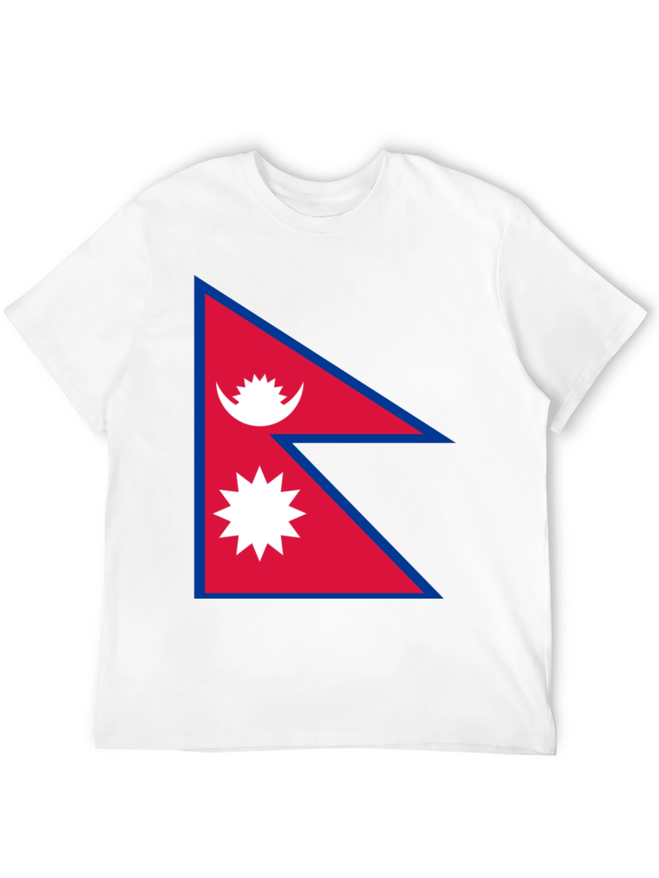Nepal Flag T-Shirt - Graphic Tee