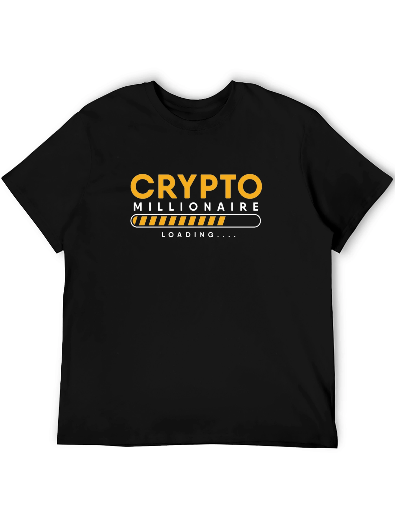 Crypto Millionaire Loading T-Shirt - Black