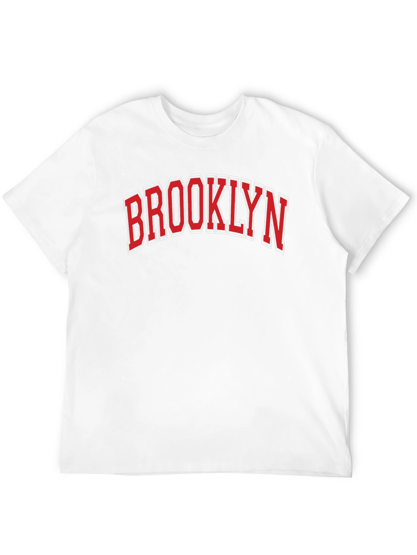 Brooklyn Text Graphic Black Cotton T-Shirt