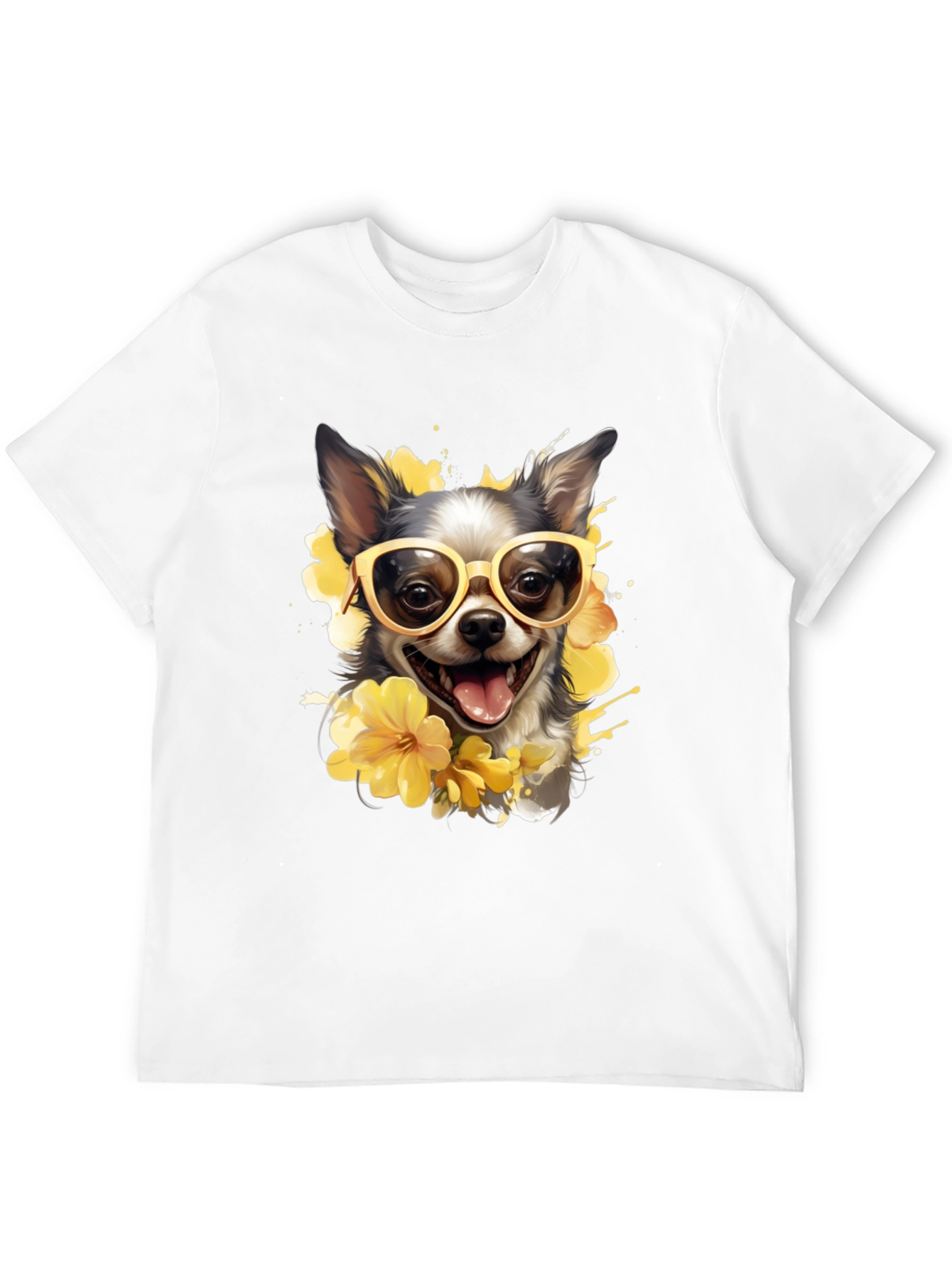 Cool Dog Tee: Stylish Pet Graphic T-Shirt