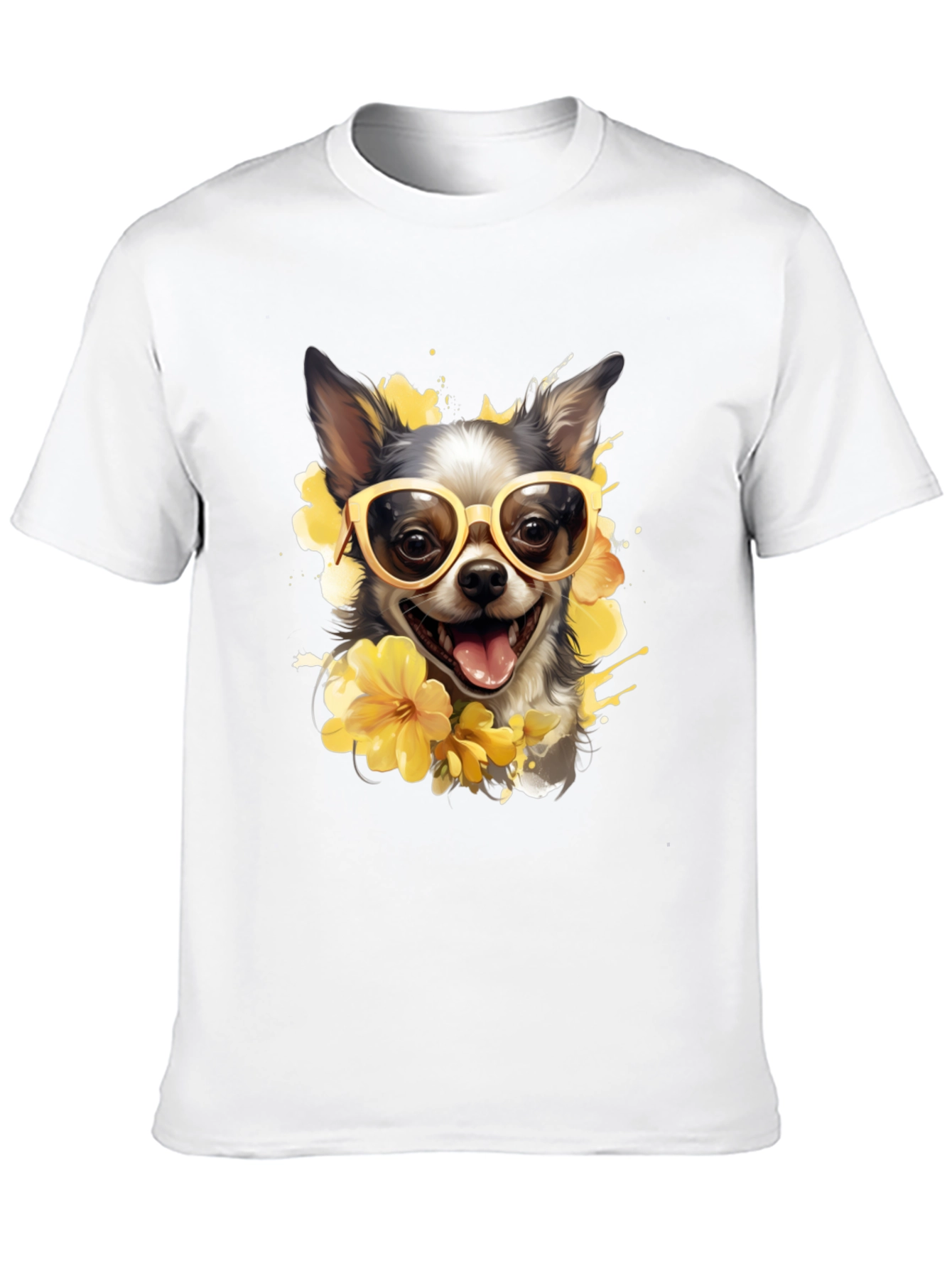Cool Dog Tee: Stylish Pet Graphic T-Shirt