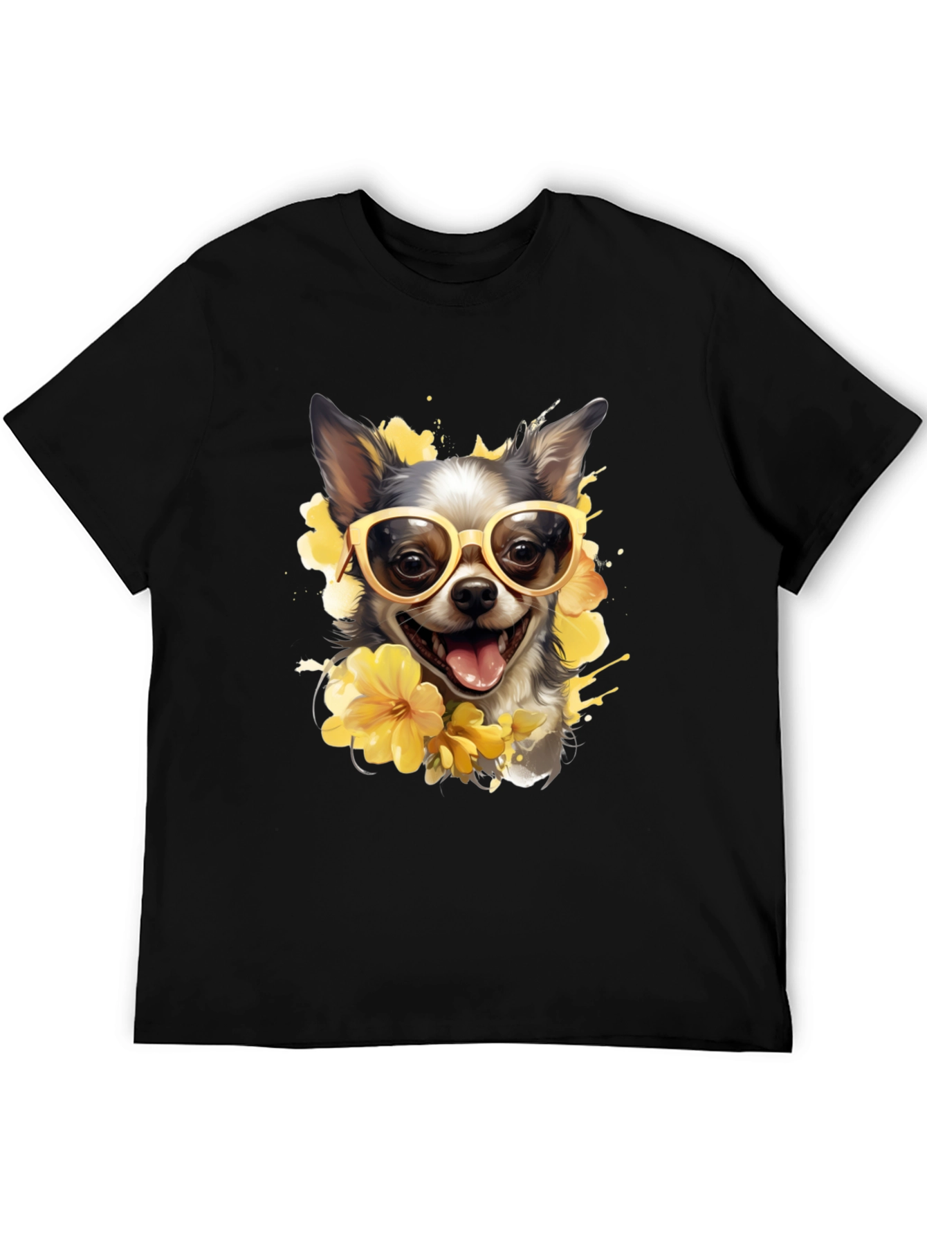 Cool Dog Tee: Stylish Pet Graphic T-Shirt