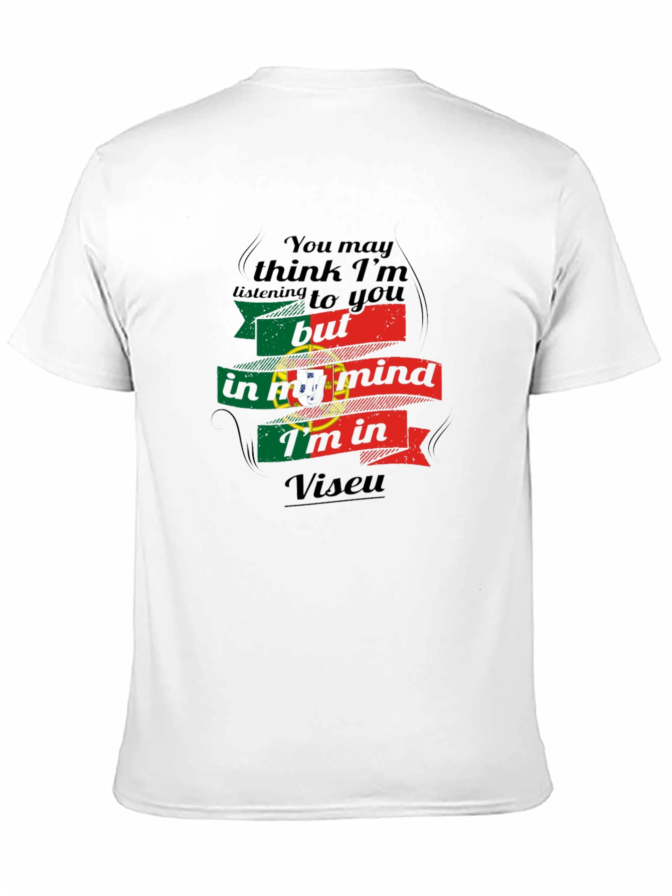 Viseu Portugal Mind T-Shirt - Novelty Vacation Tee