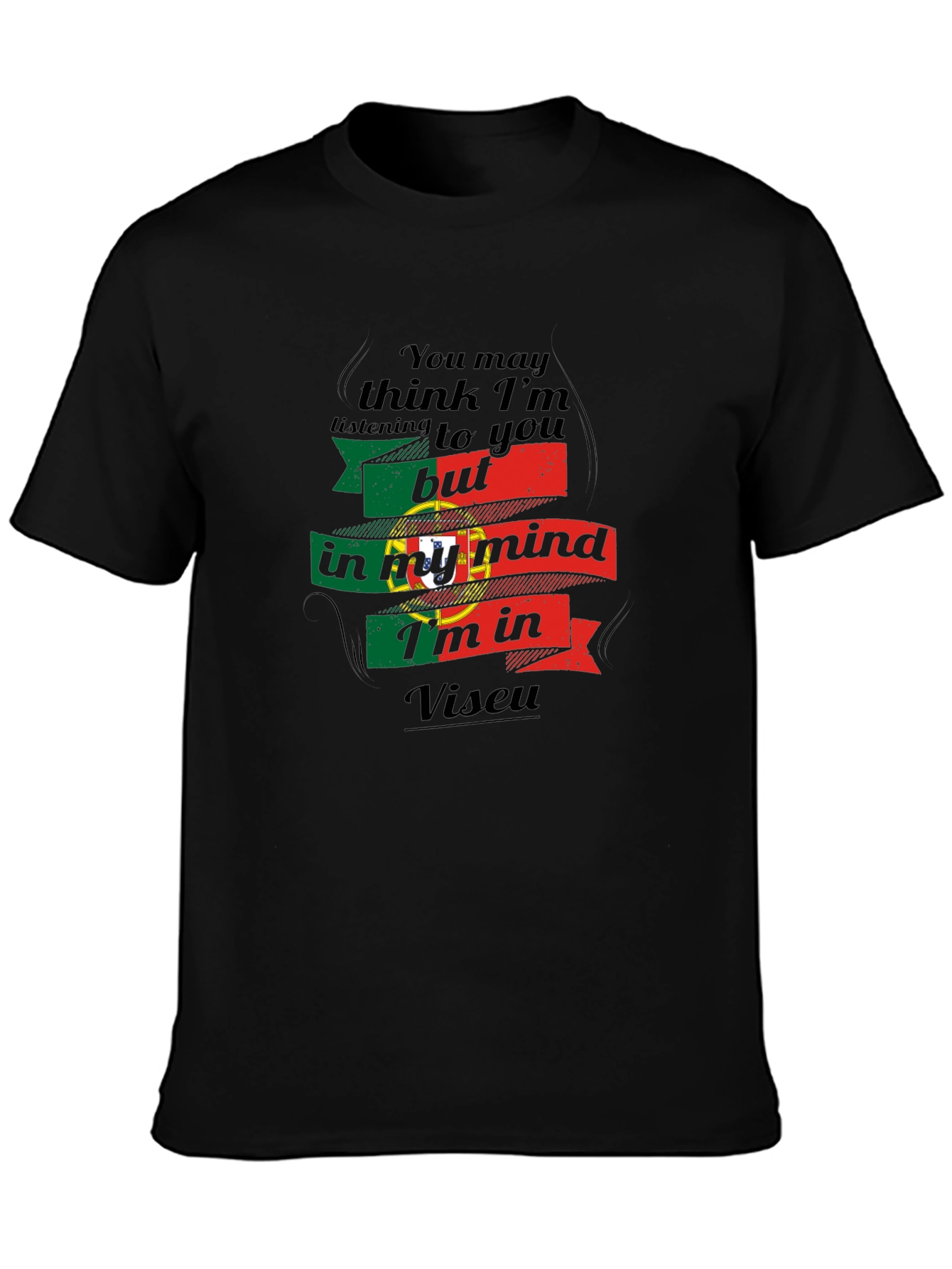 Viseu Portugal Mind T-Shirt - Novelty Vacation Tee