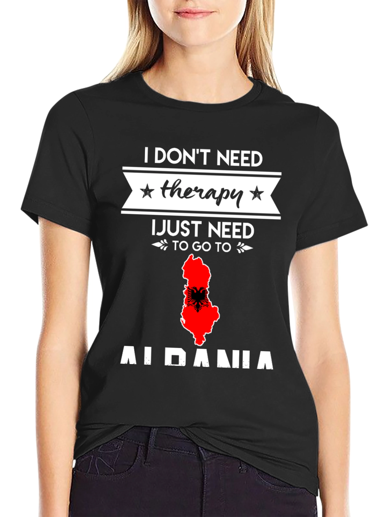 Albania Therapy T-Shirt - Travel Lover Gift