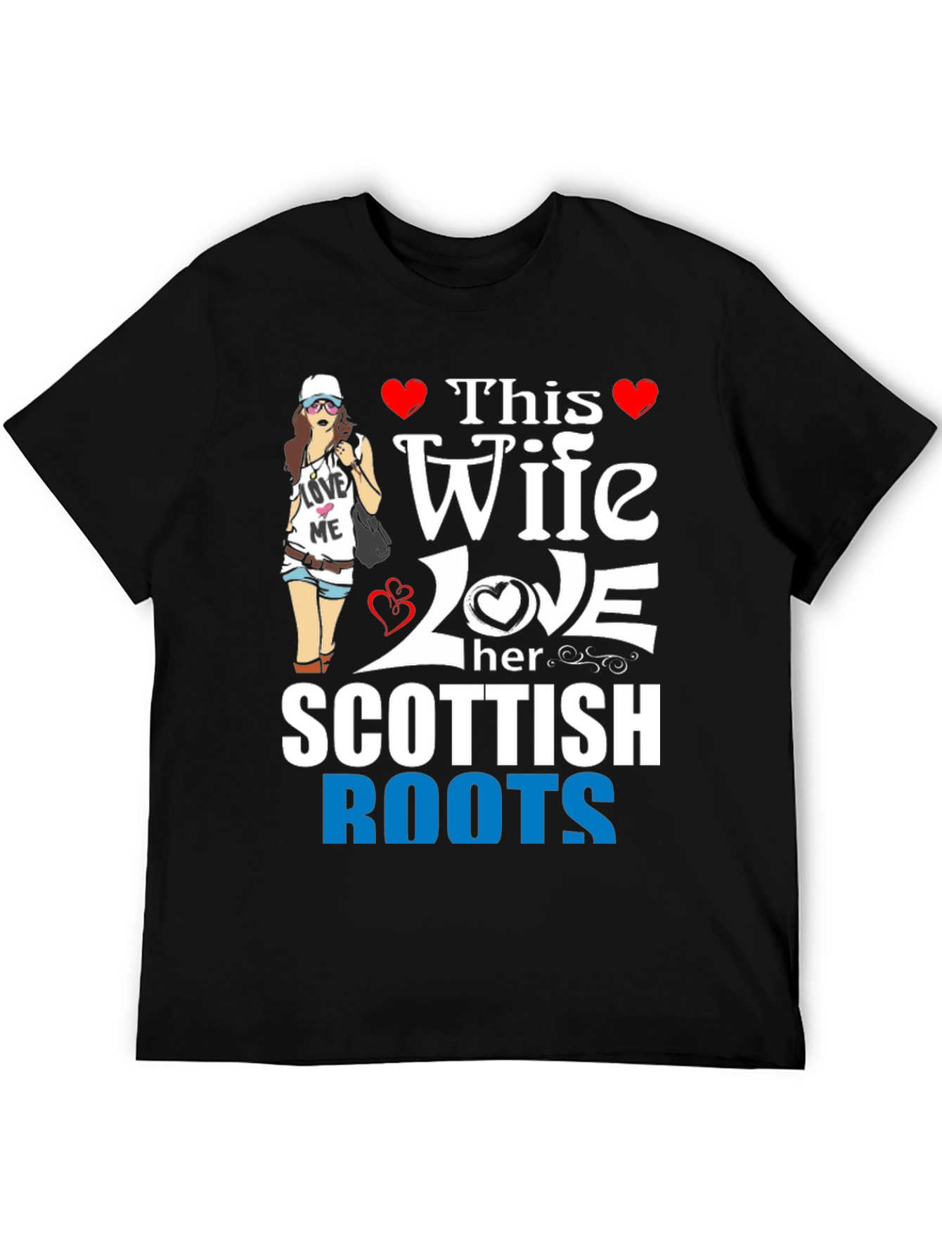 Wife Loves Scottish Roots Graphic Tee
