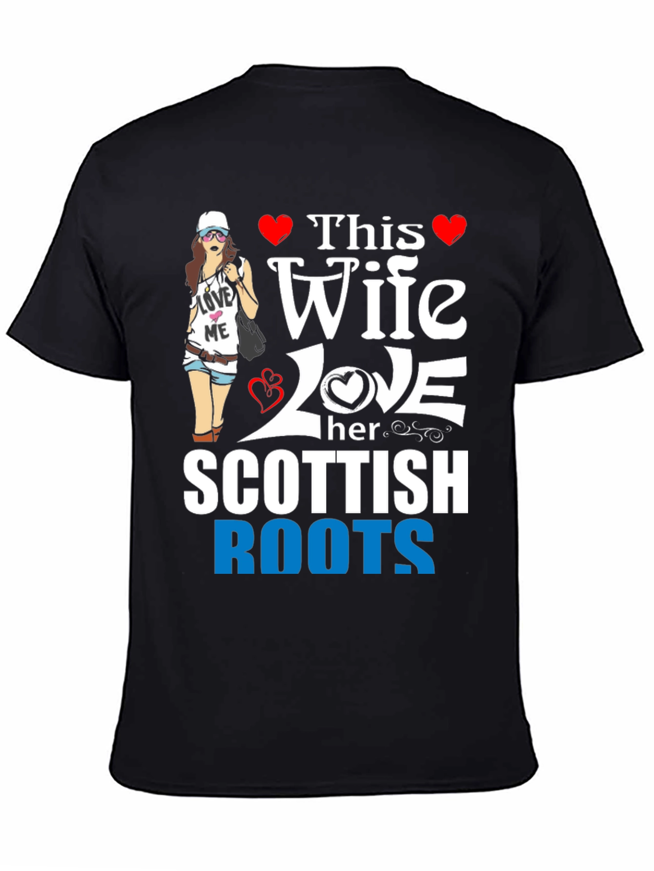 Wife Loves Scottish Roots Graphic Tee