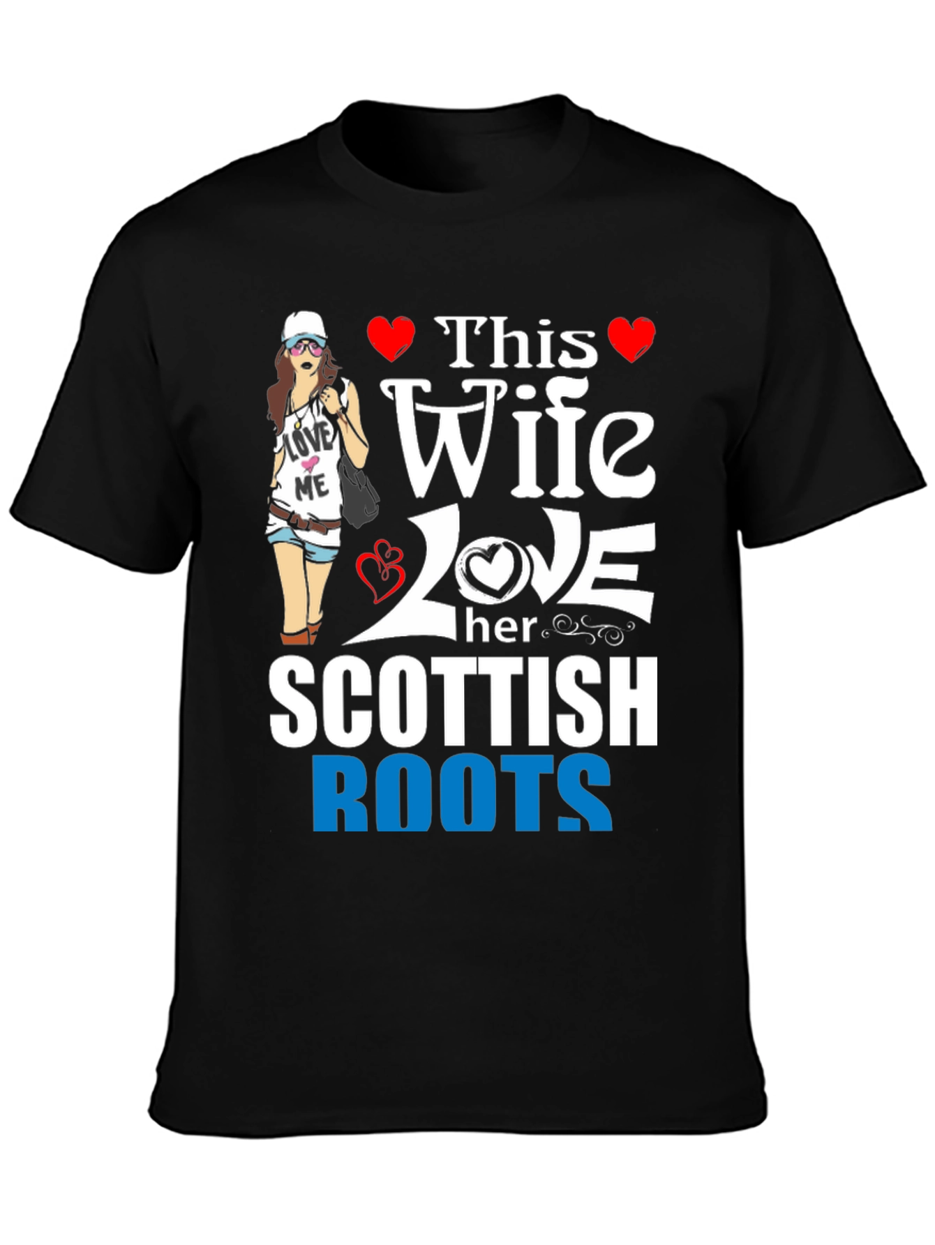 Wife Loves Scottish Roots Graphic Tee