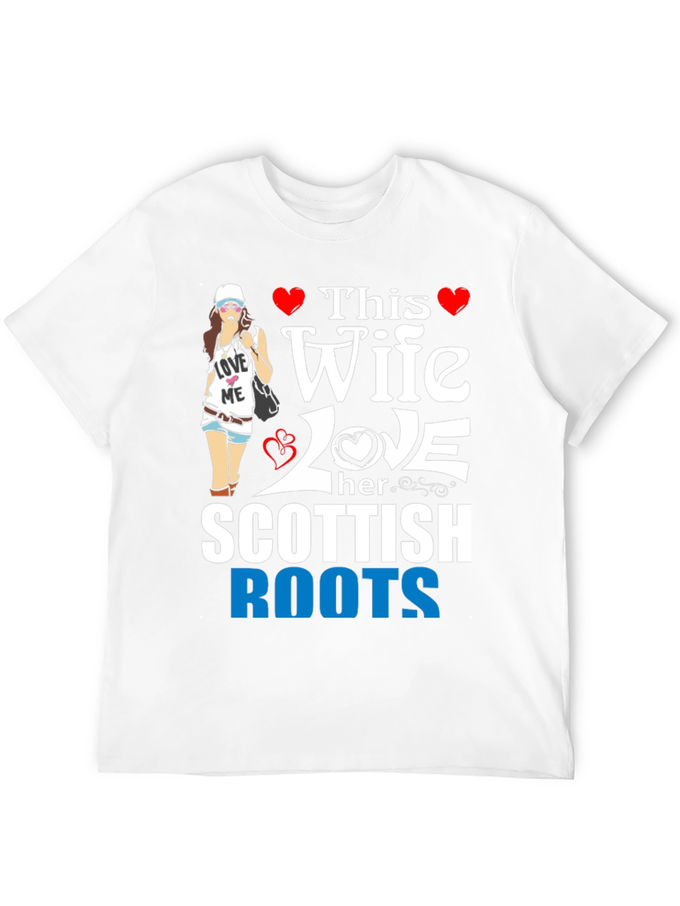 Wife Loves Scottish Roots Graphic Tee