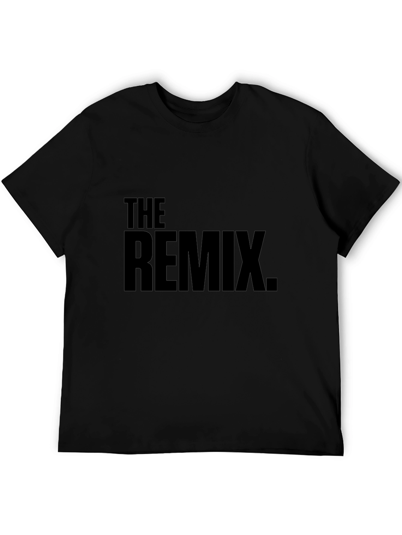 The Remix Black T-Shirt - Trendy Graphic Tee