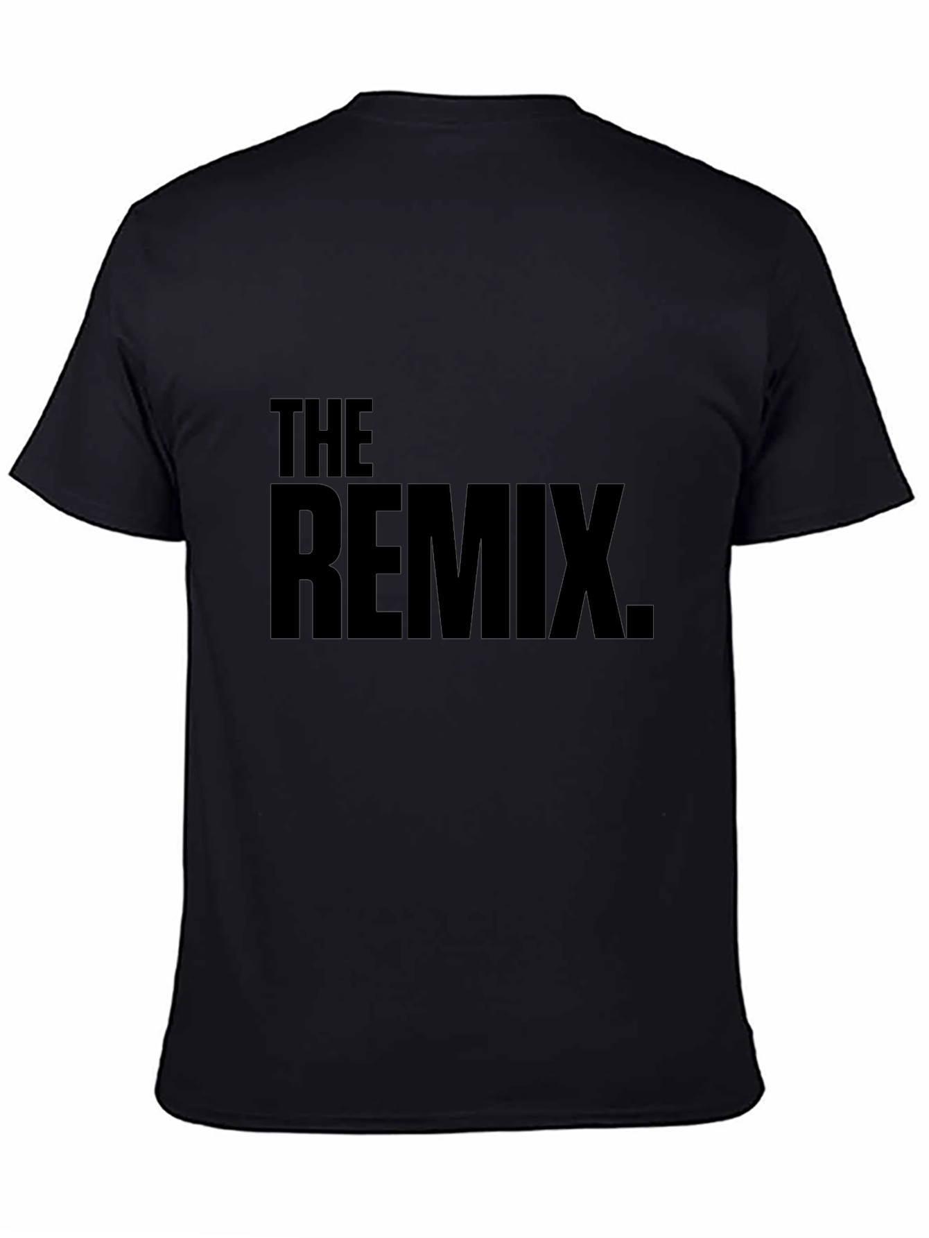 The Remix Black T-Shirt - Trendy Graphic Tee
