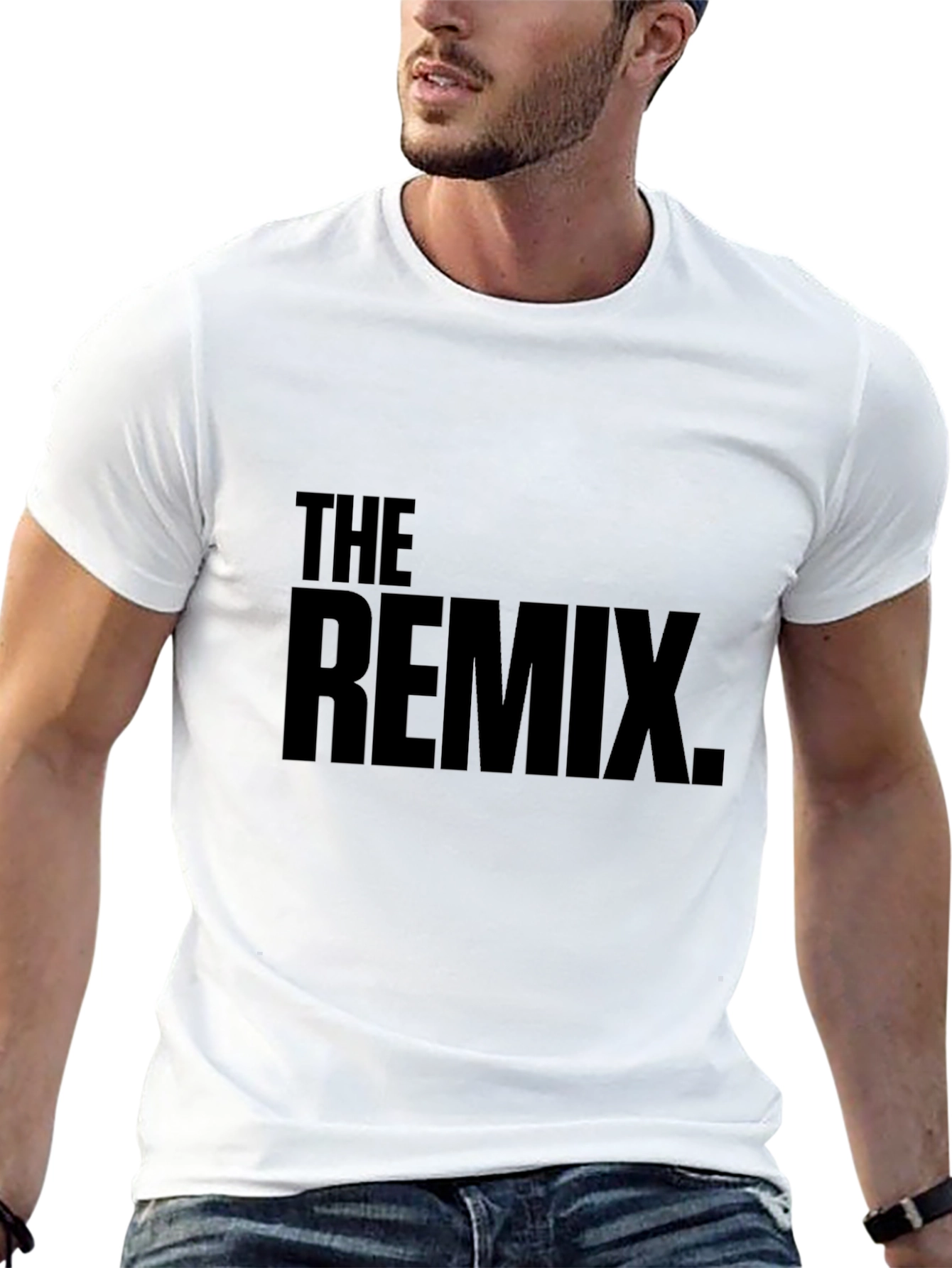 The Remix Black T-Shirt - Trendy Graphic Tee