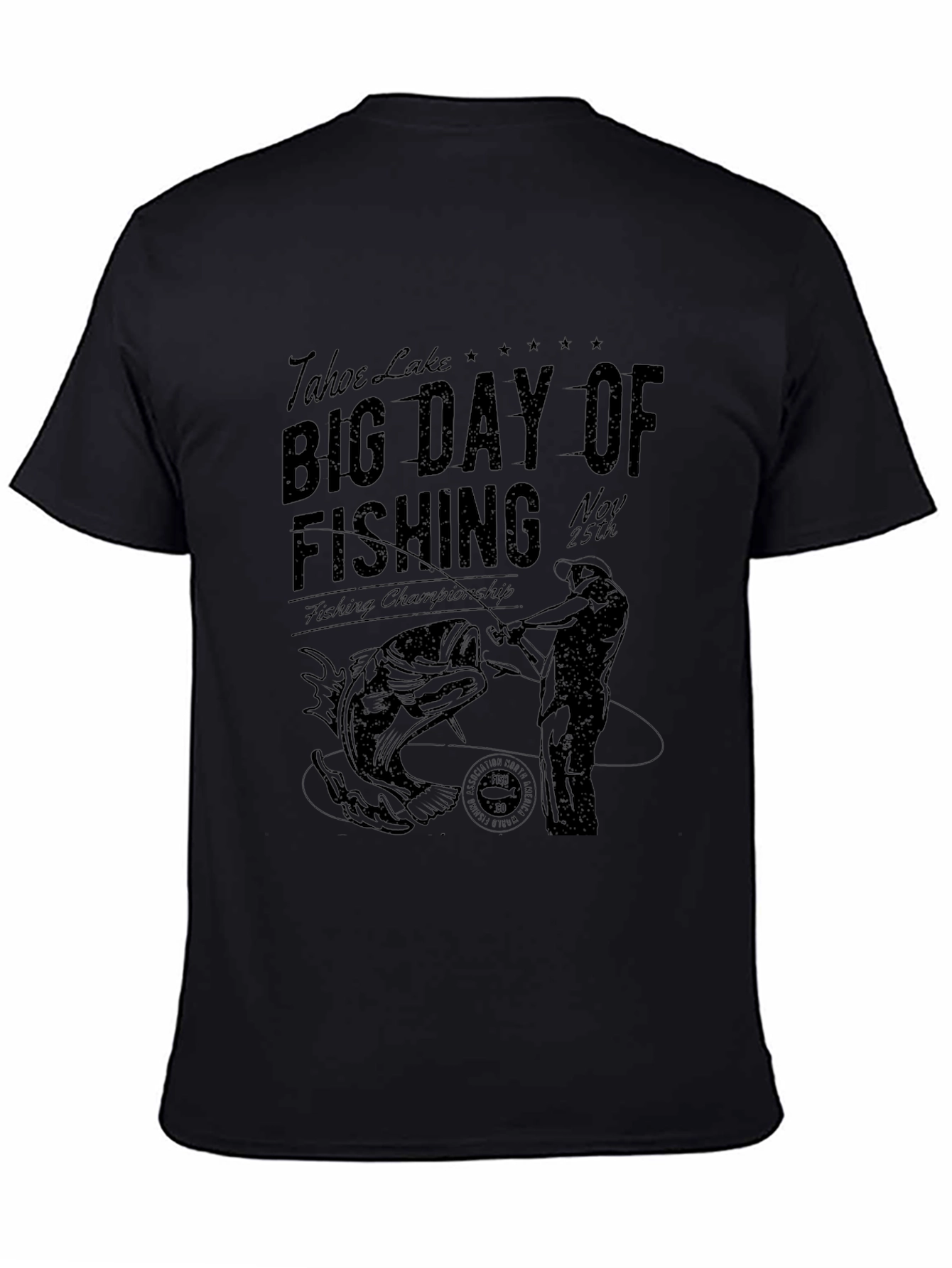 Tahoe Lake Fishing Day T-Shirt