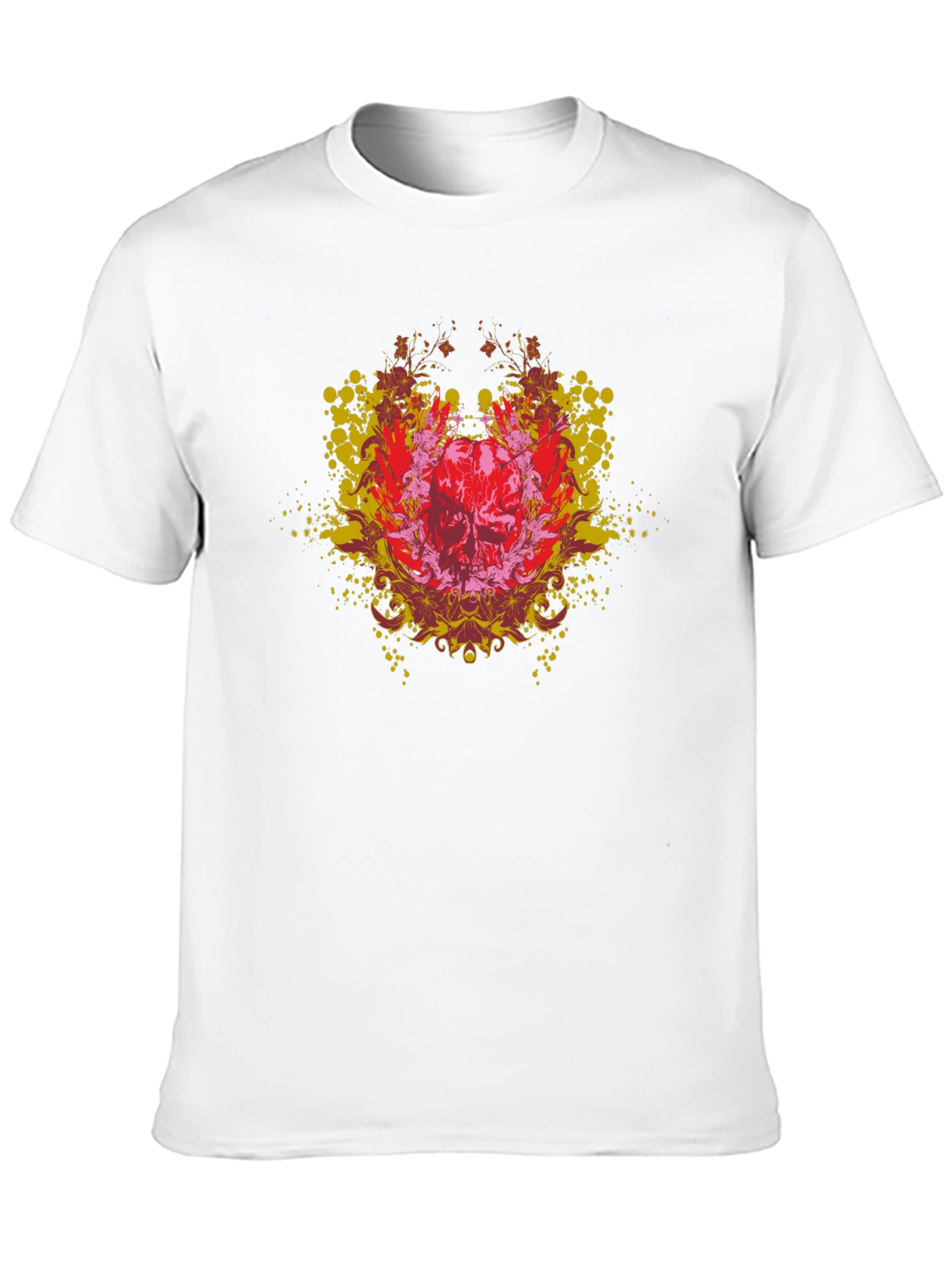 Skull Graphic Tee - Edgy Black T-Shirt