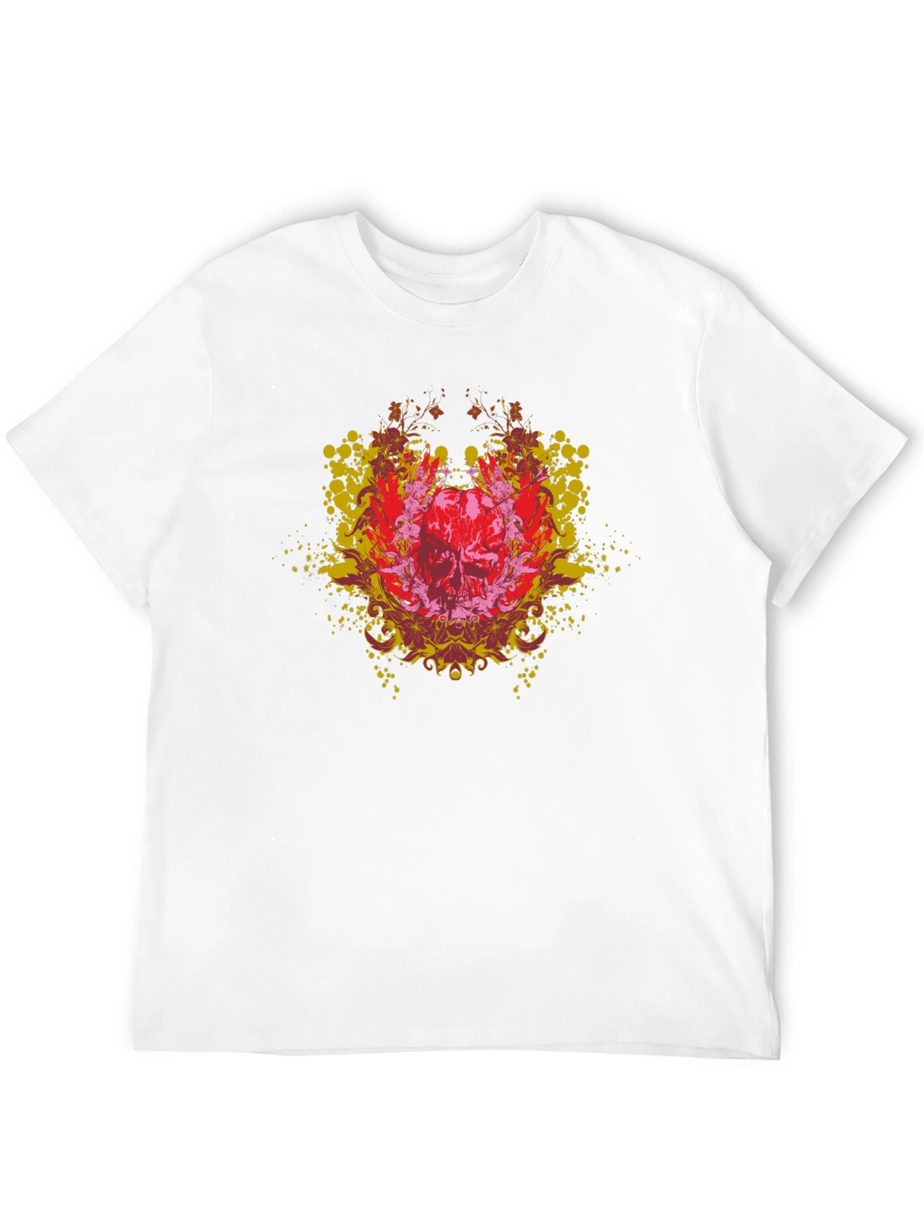 Skull Graphic Tee - Edgy Black T-Shirt