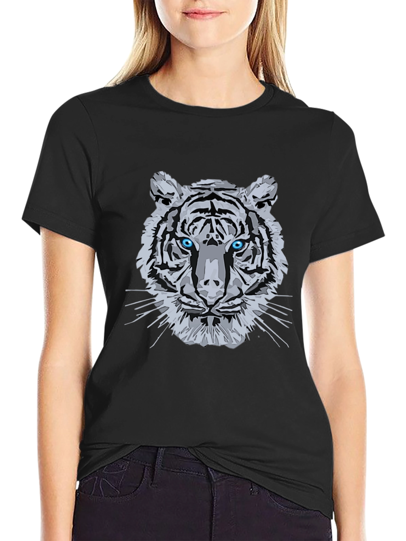 Tiger Graphic Tee - Cool Animal Print T-Shirt