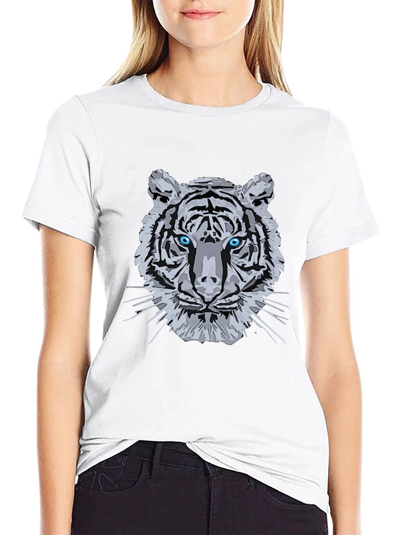 Tiger Graphic Tee - Cool Animal Print T-Shirt