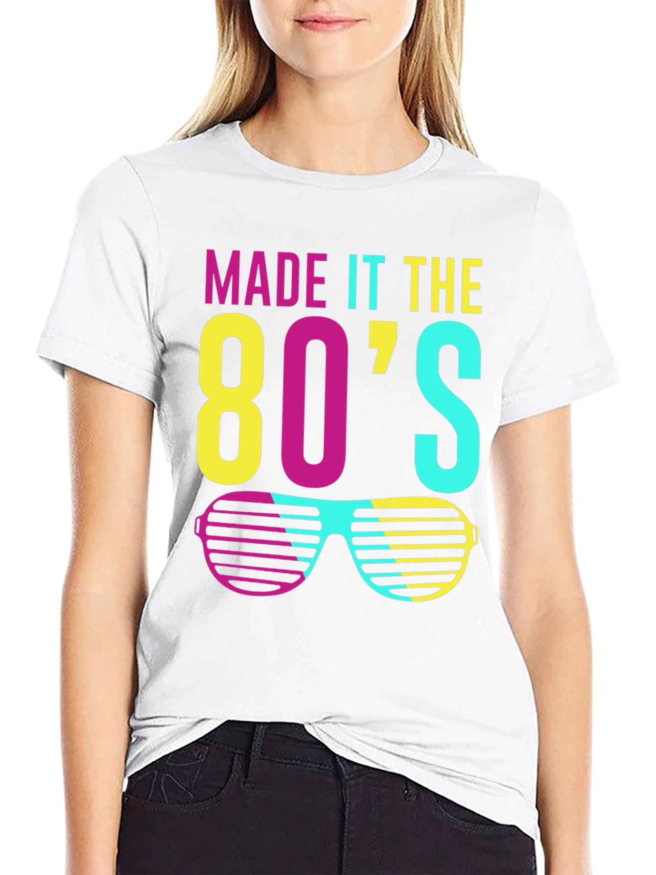 Made it the 80s Retro Sunglasses T-Shirt