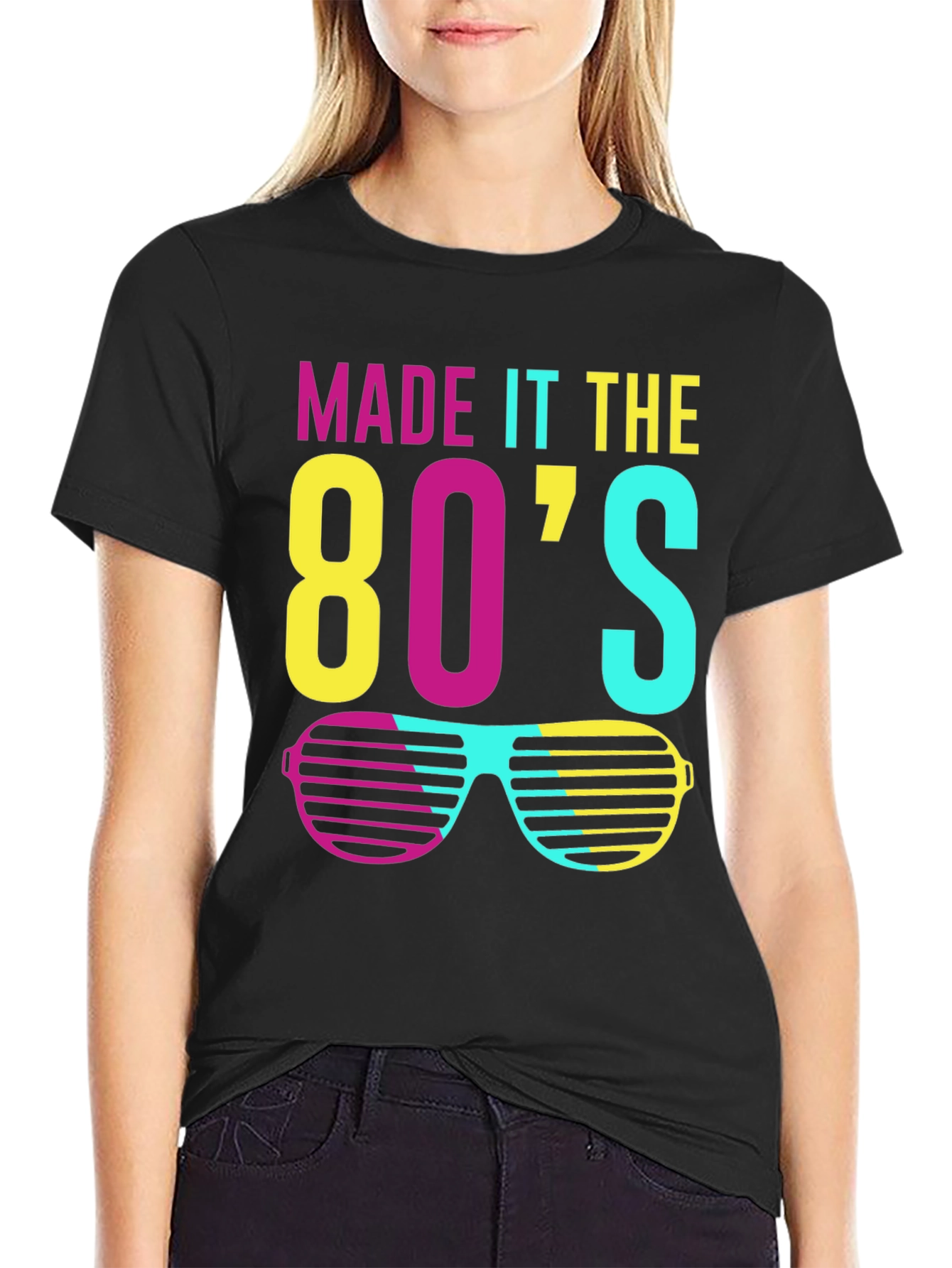 Made it the 80s Retro Sunglasses T-Shirt