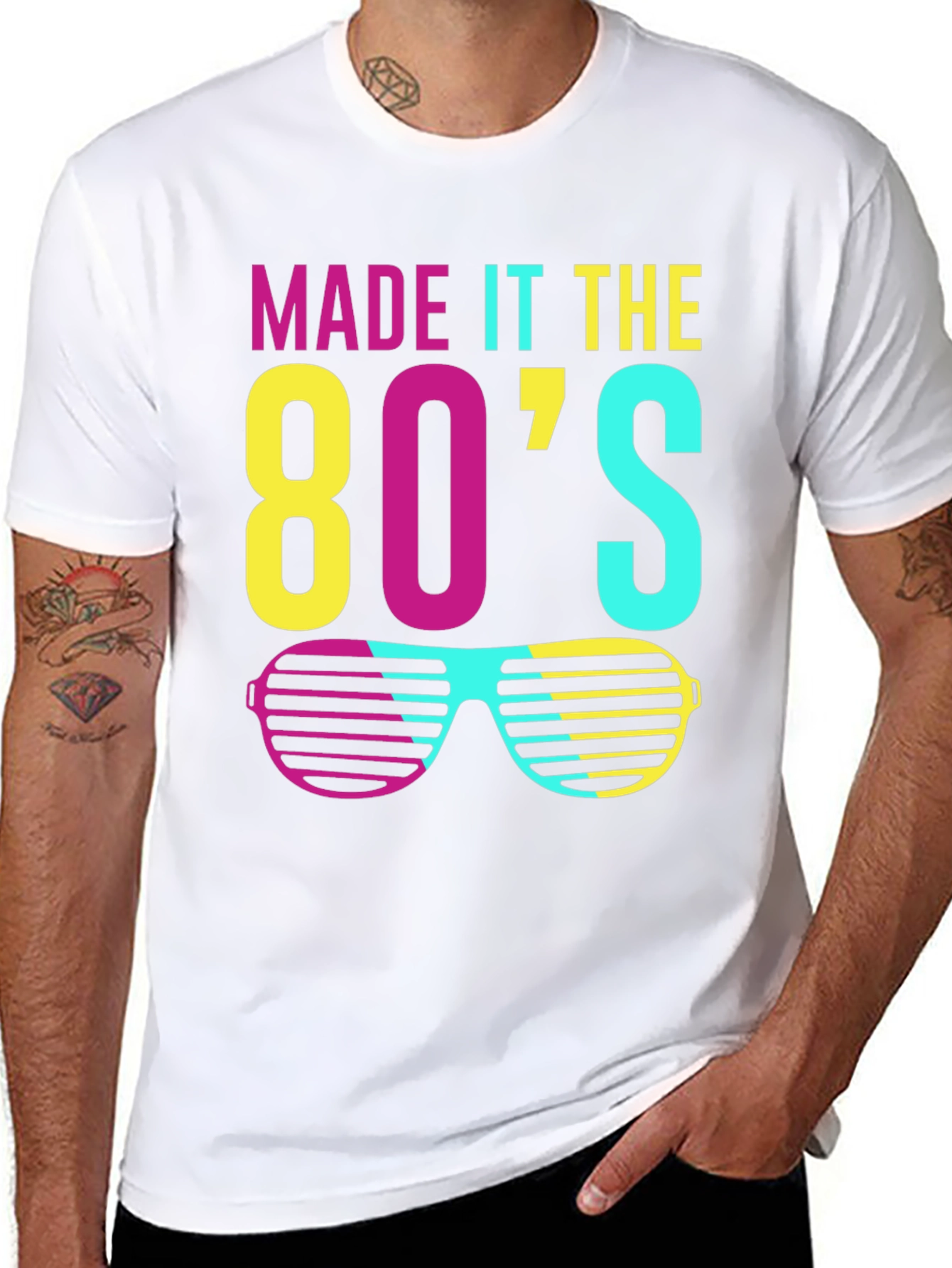 Made it the 80s Retro Sunglasses T-Shirt