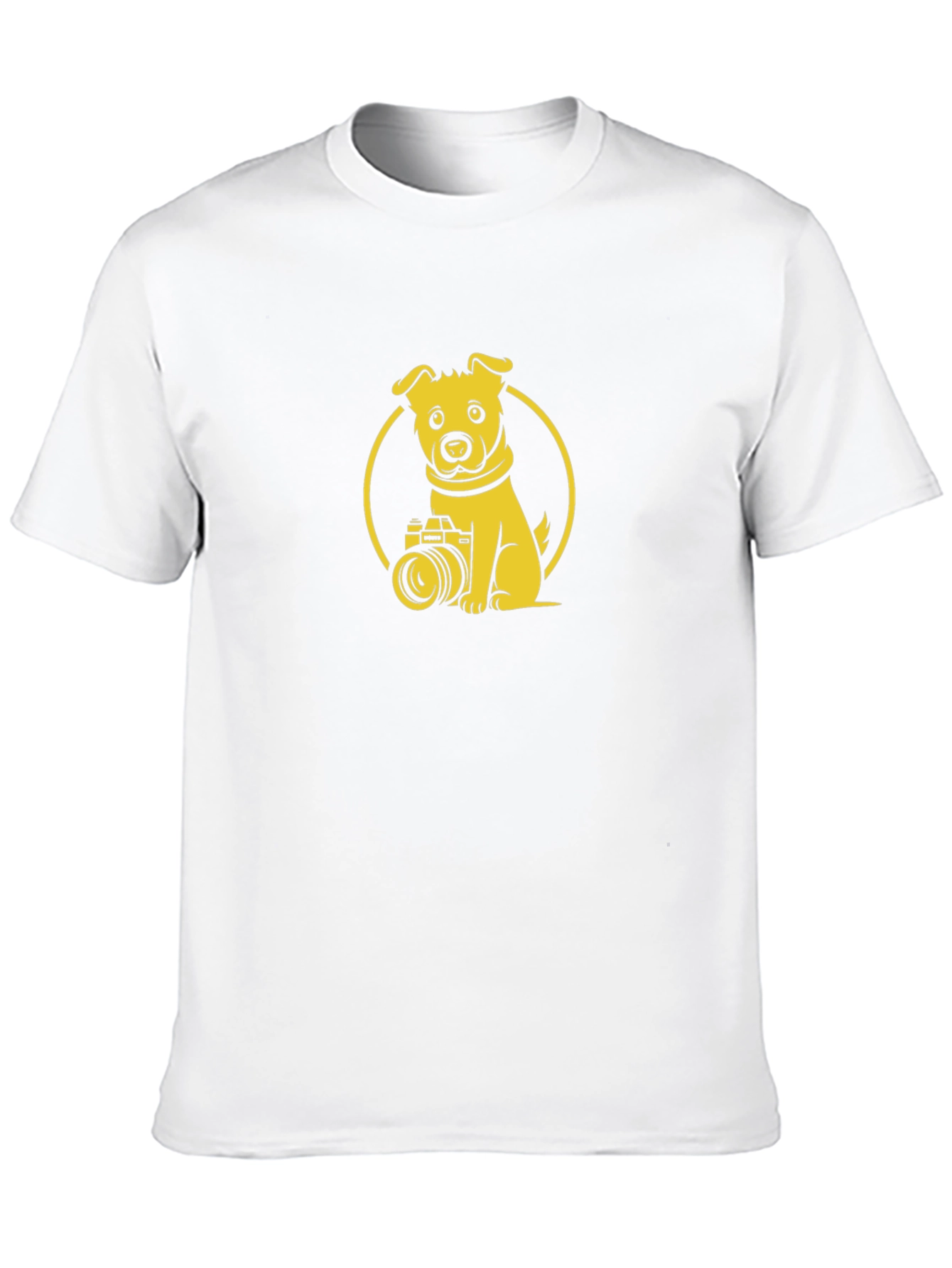 Dog Photographer Graphic Tee - Unisex Black T-Shirt