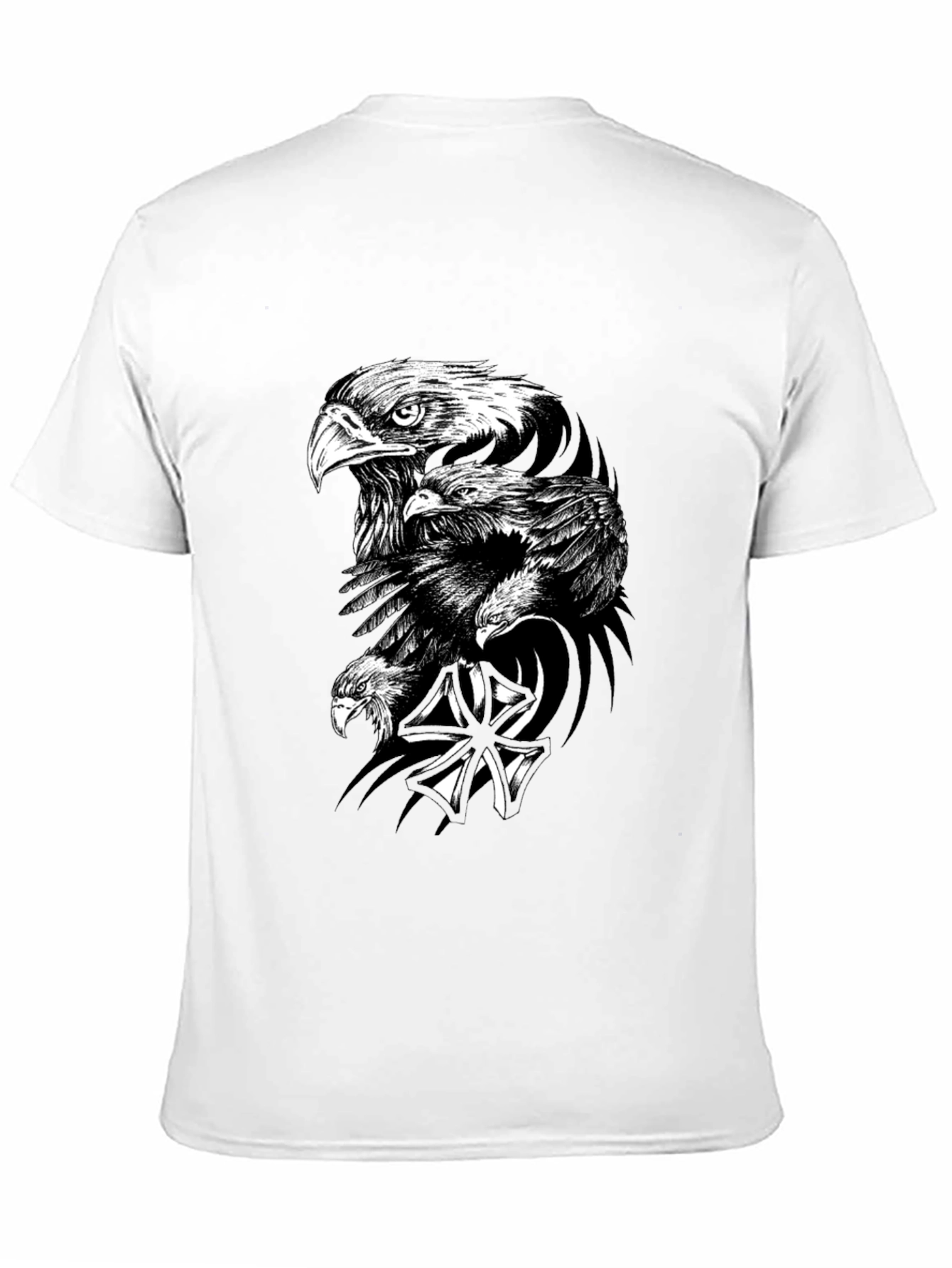 Bold Eagle Graphic Black T-Shirt