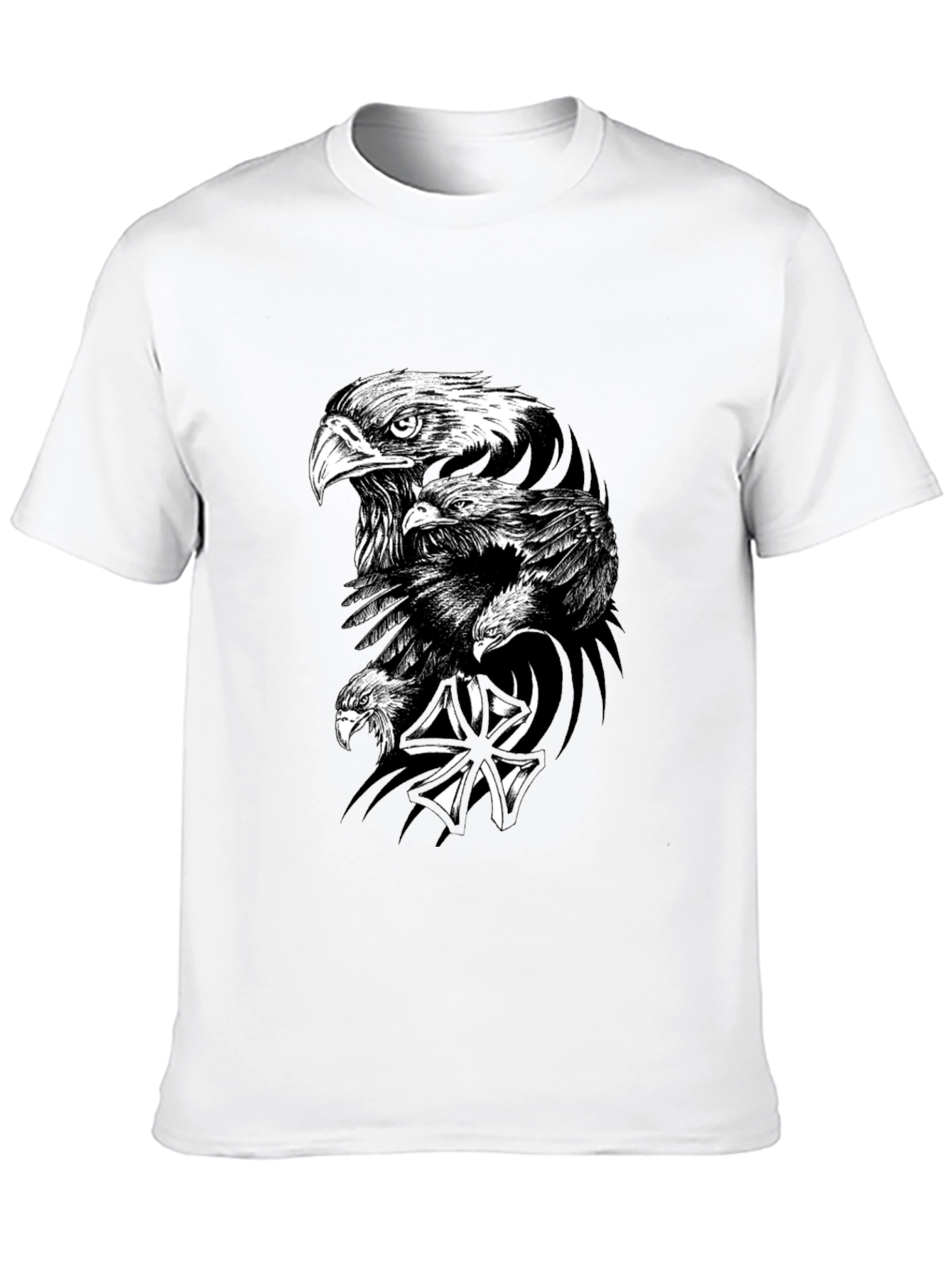 Bold Eagle Graphic Black T-Shirt