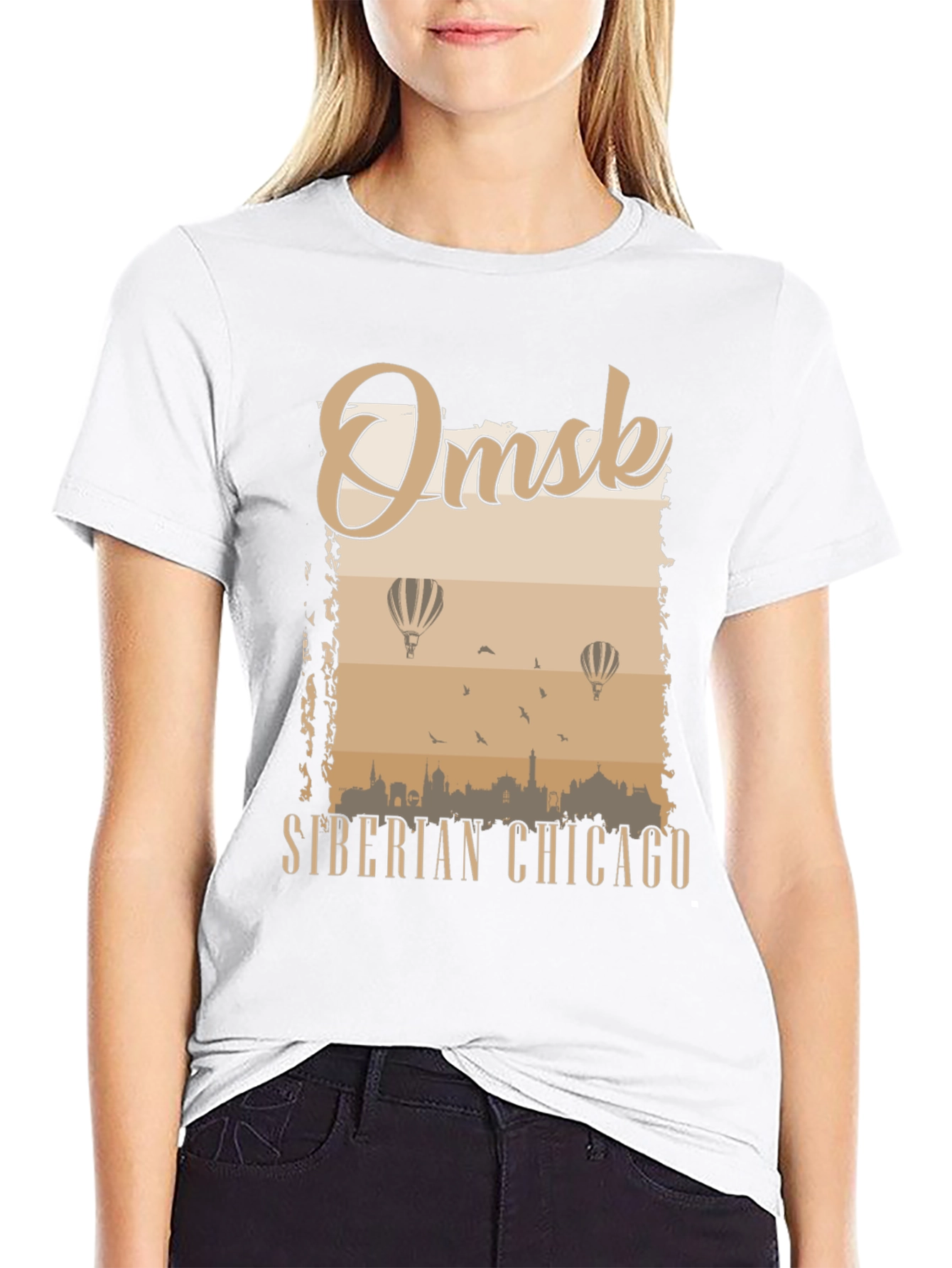 Omsk Siberian Chicago T-Shirt - Stylish City Tee