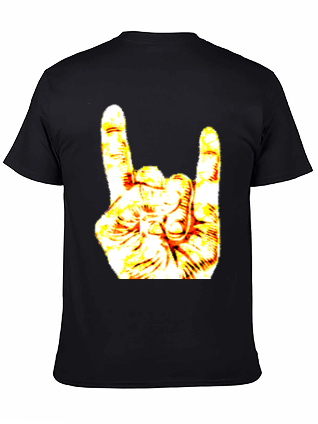 Rock On Graphic Black Tee