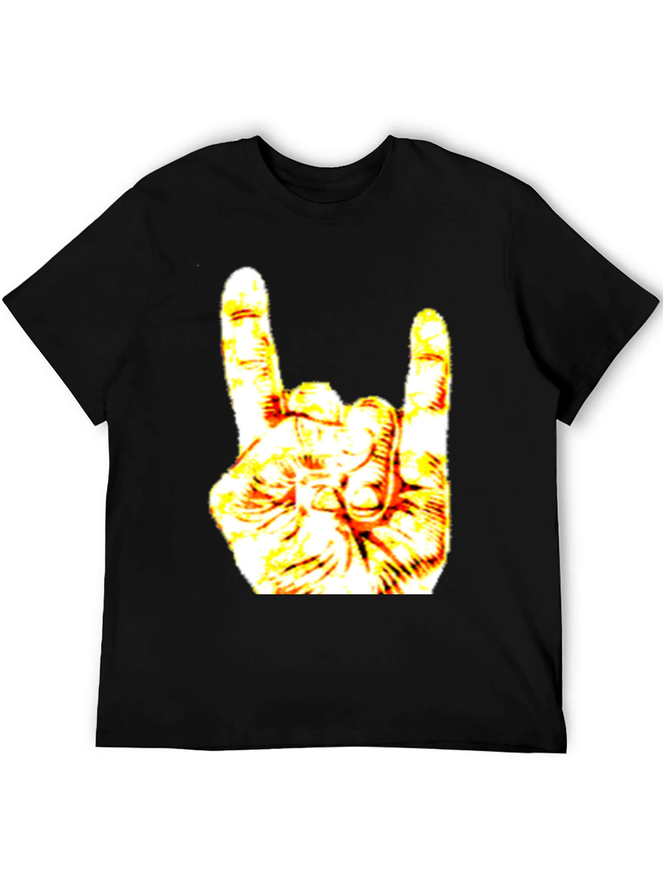 Rock On Graphic Black Tee