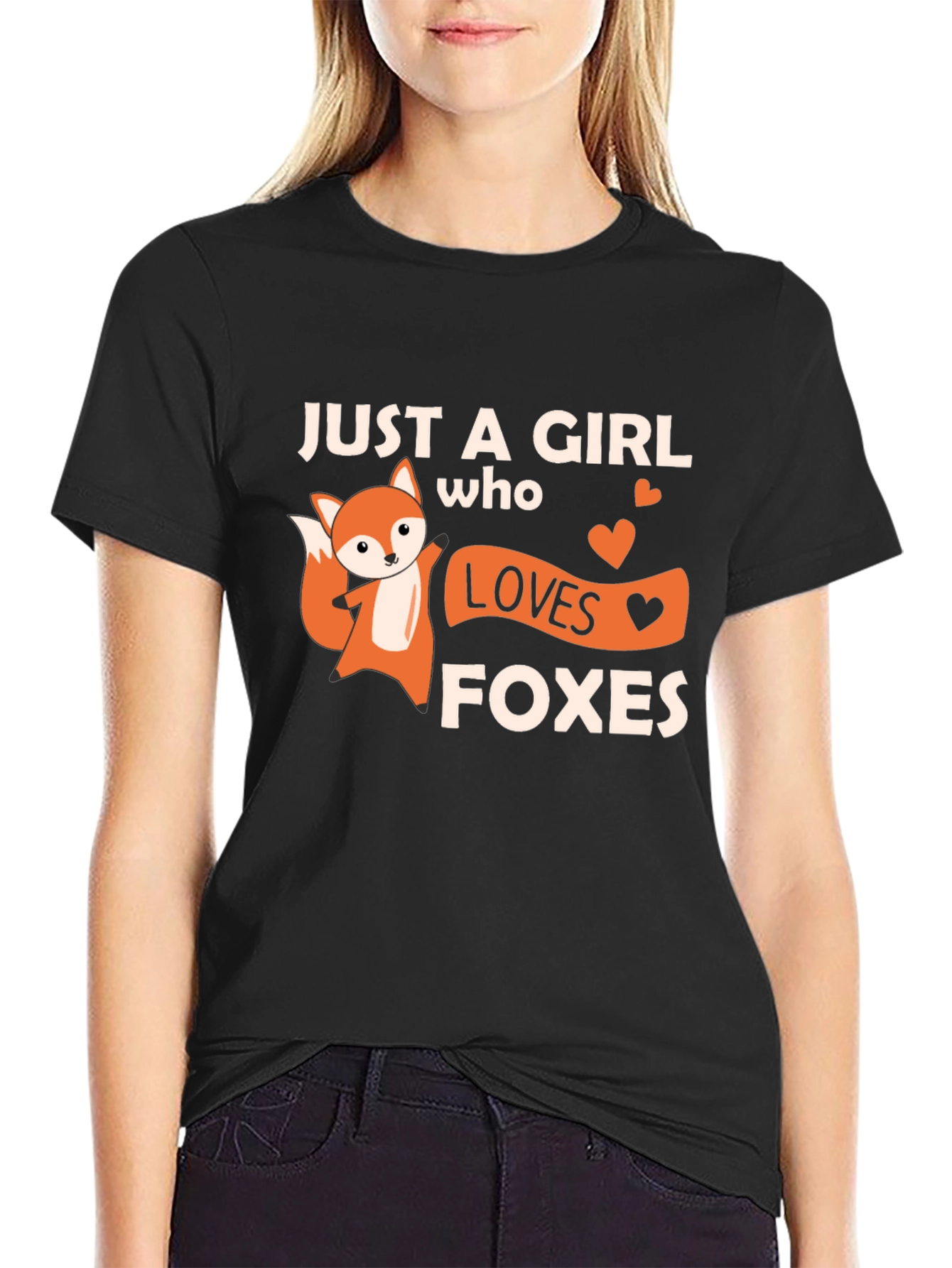 Just a Girl Who Loves Foxes T-Shirt
