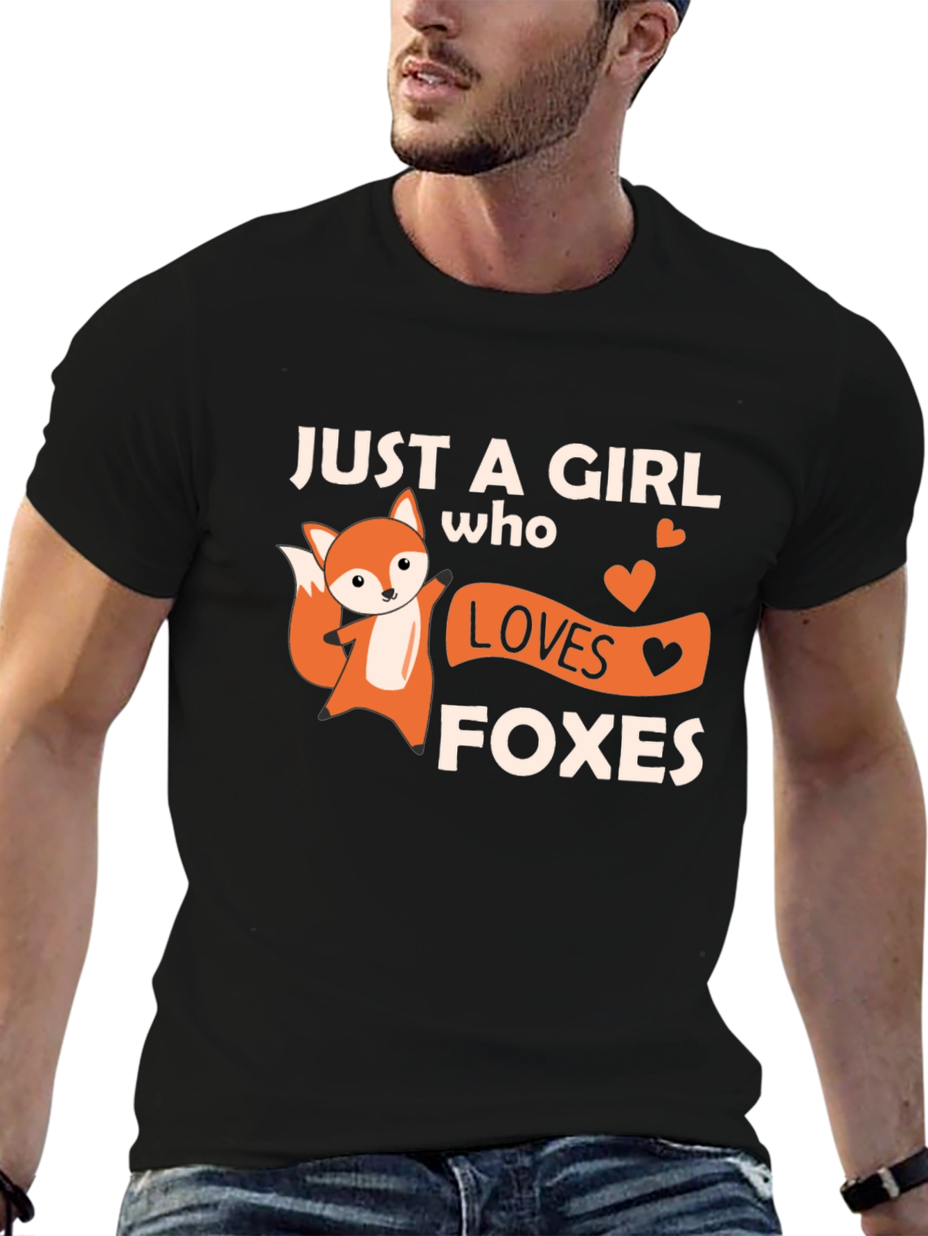 Just a Girl Who Loves Foxes T-Shirt
