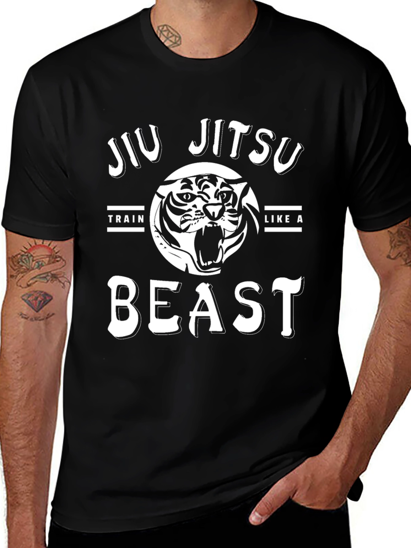 Jiu Jitsu Train Like A Beast T-Shirt