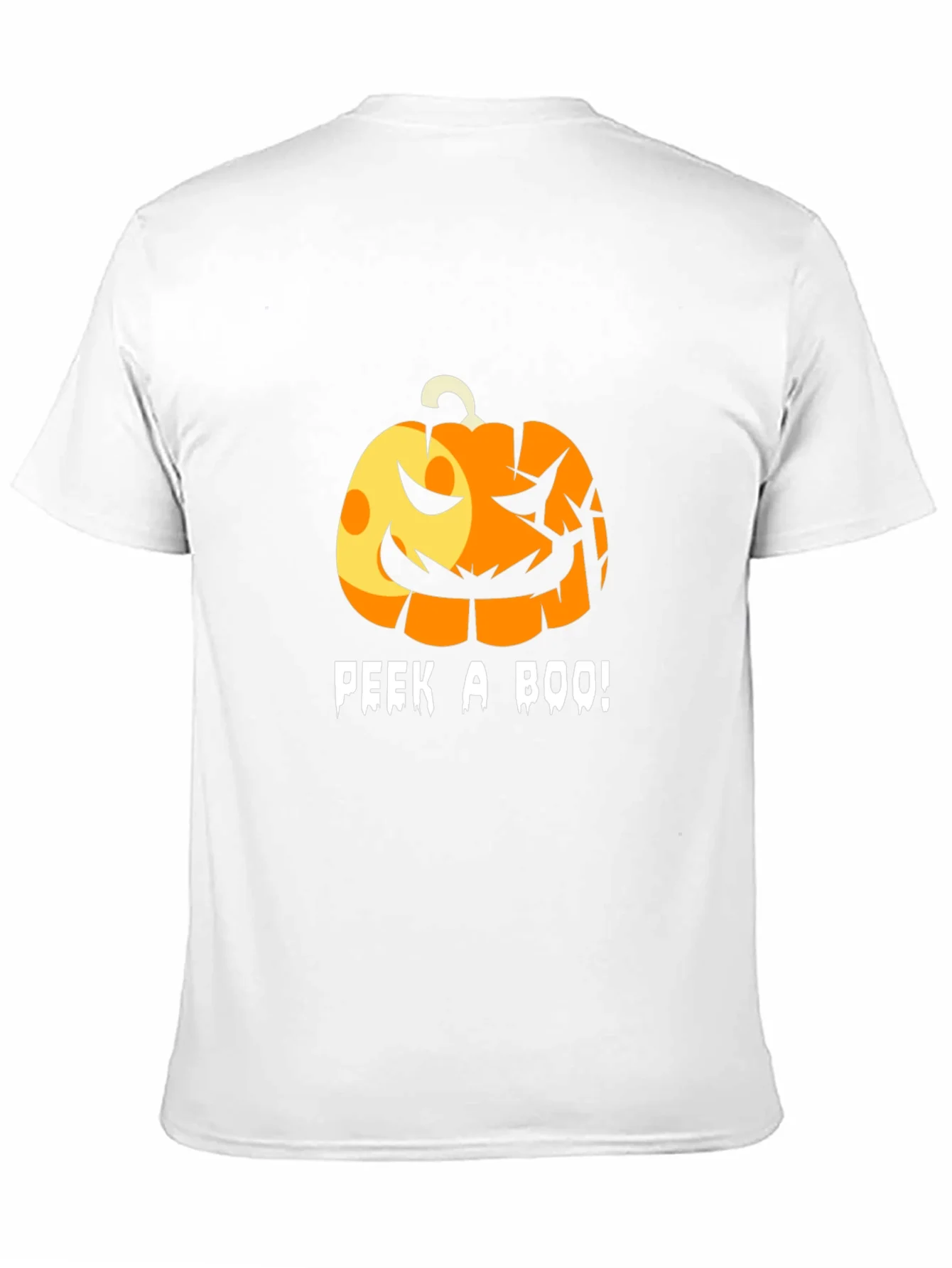 Halloween Pumpkin Peek-a-Boo T-Shirt