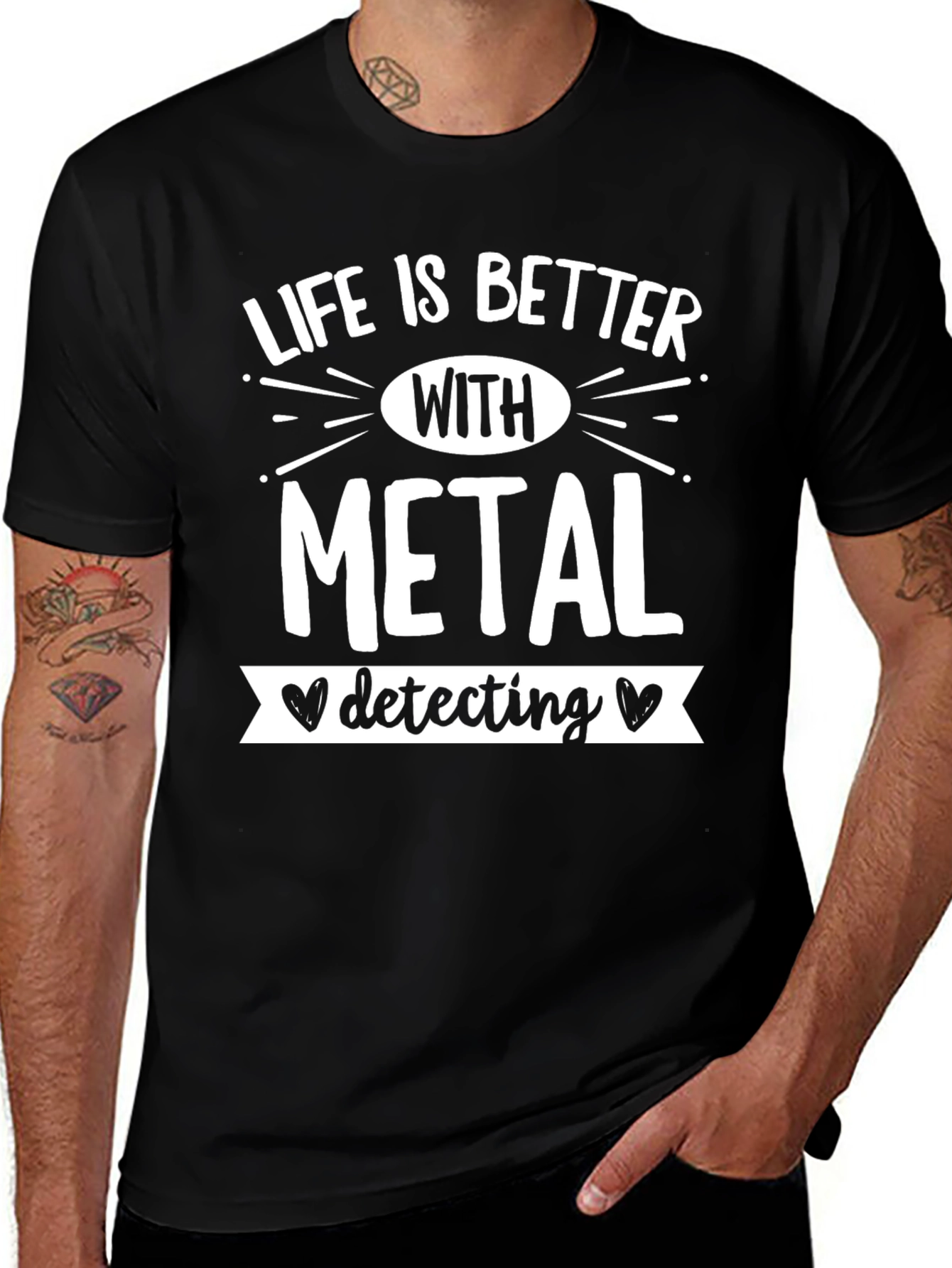 Life is Better with Metal Detecting T-Shirt