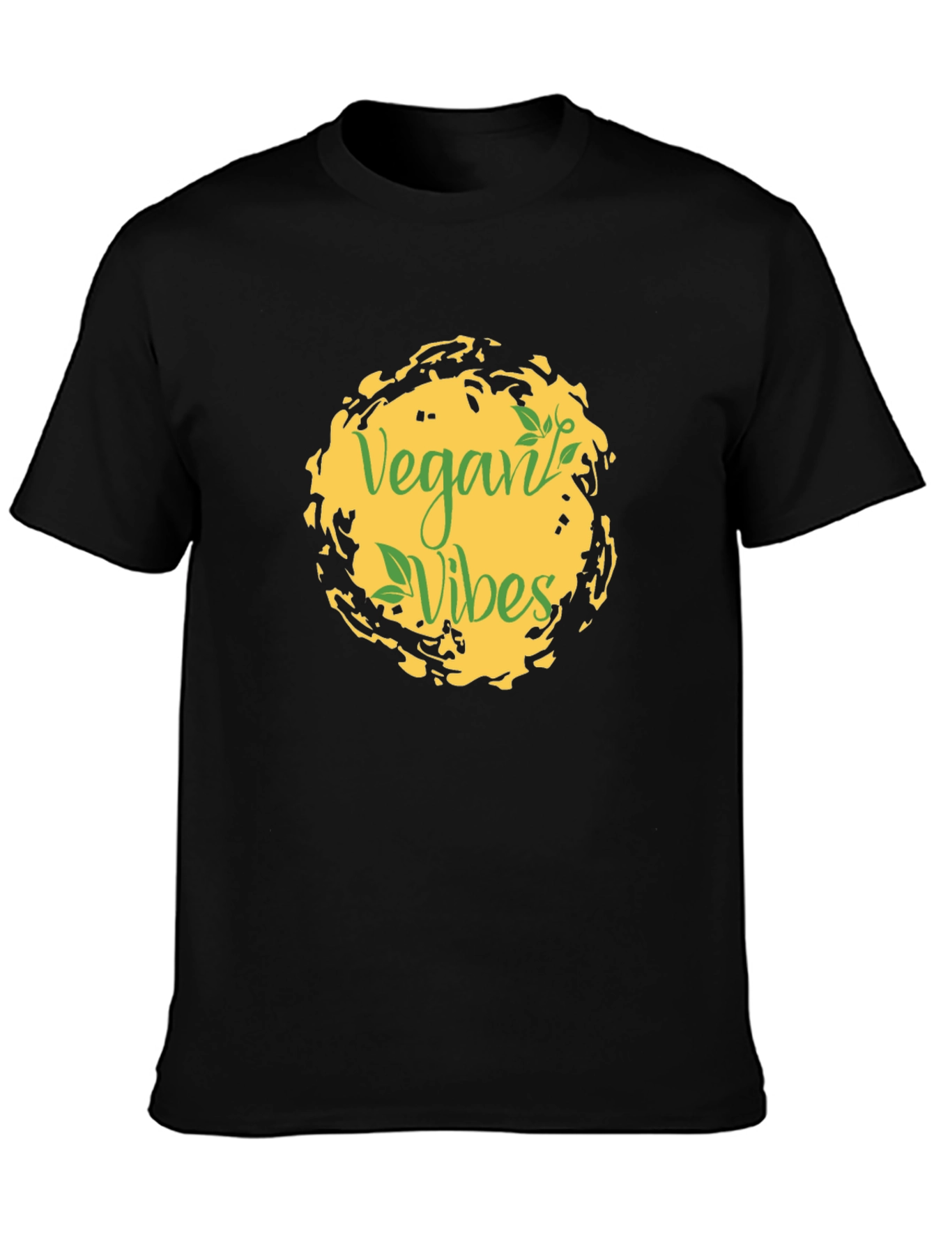 Vegan Vibes Black T-Shirt