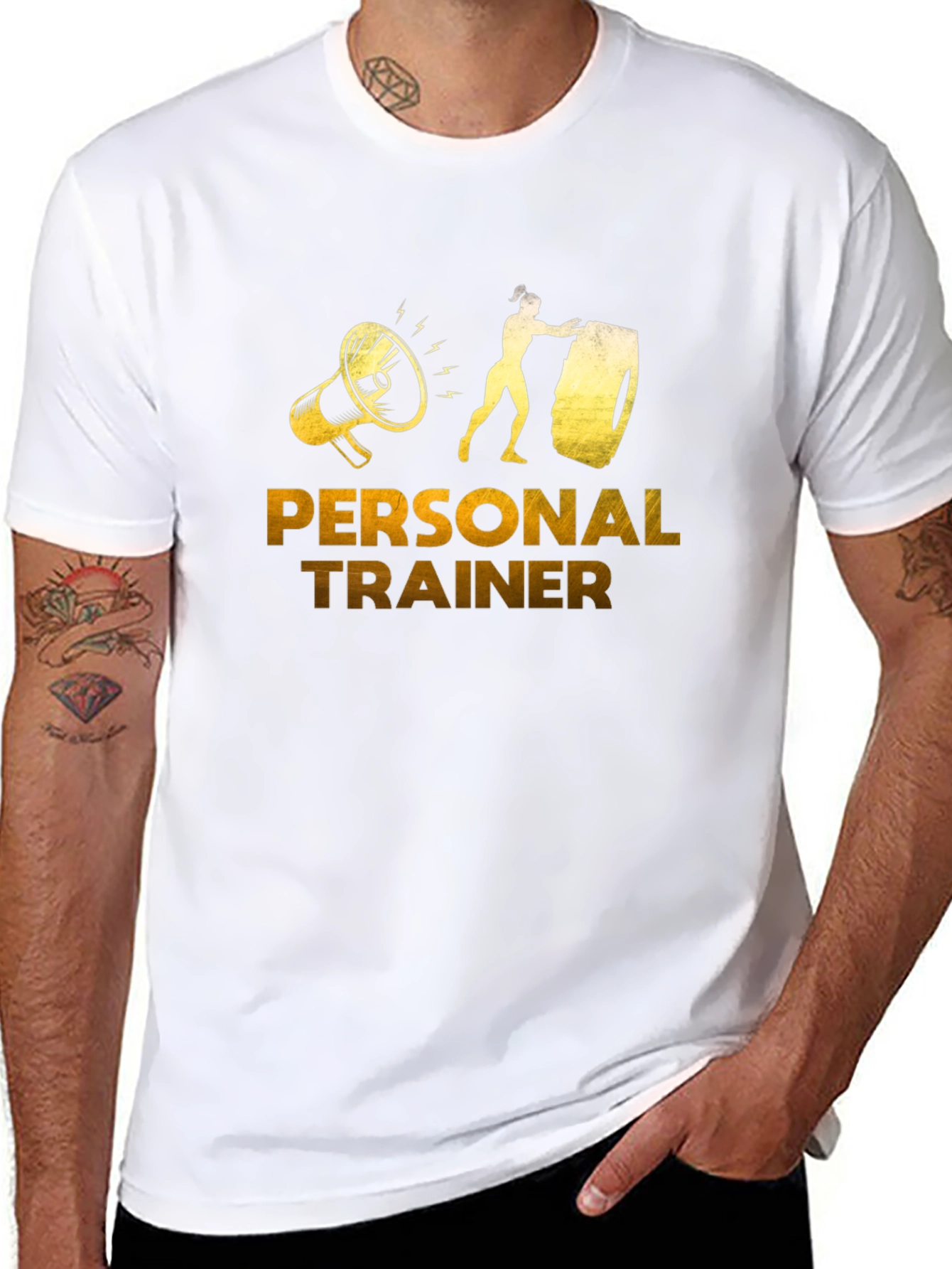 Personal Trainer Graphic Tee - Motivational Fitness Shirt