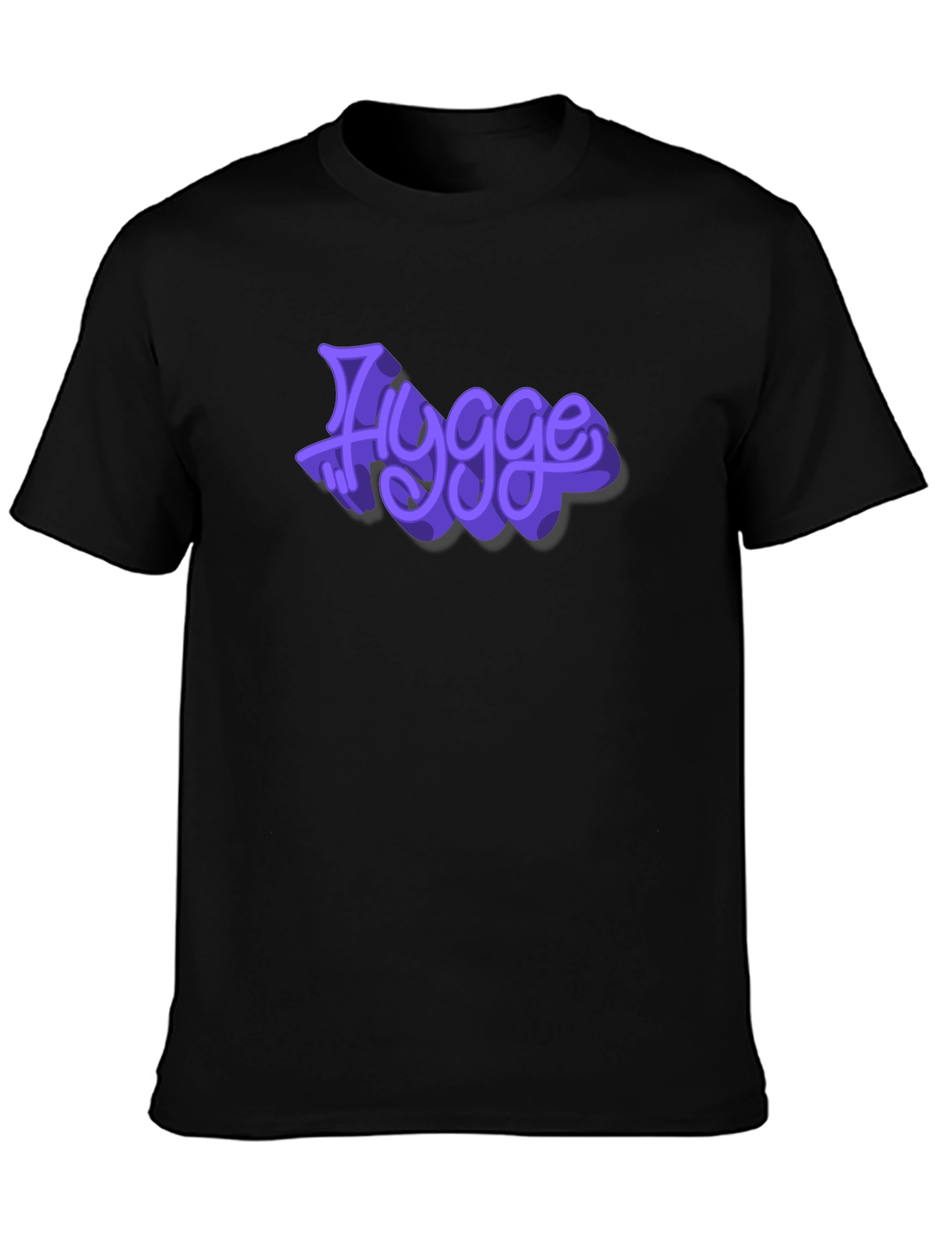 Hygge Purple Graphic T-Shirt