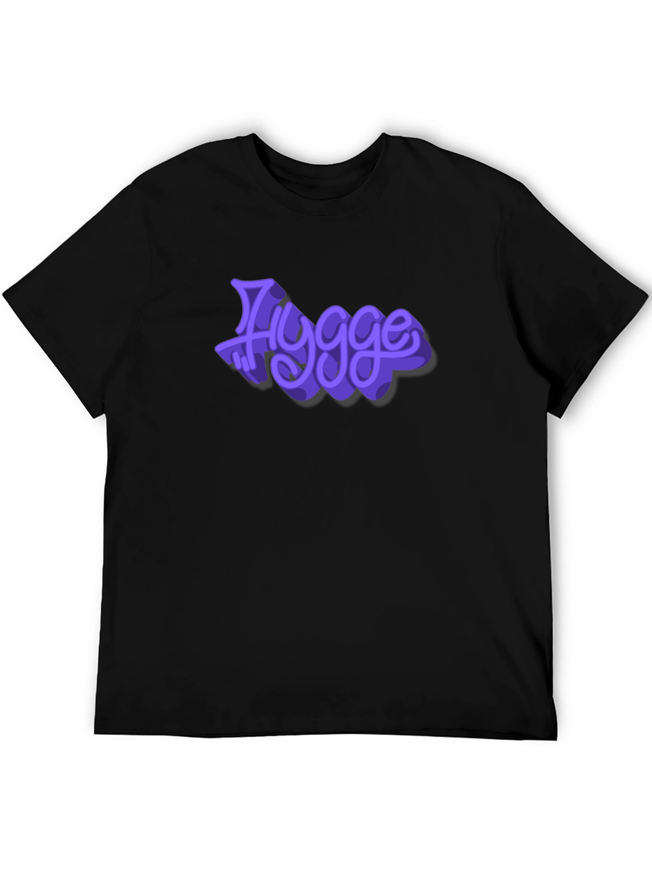 Hygge Purple Graphic T-Shirt