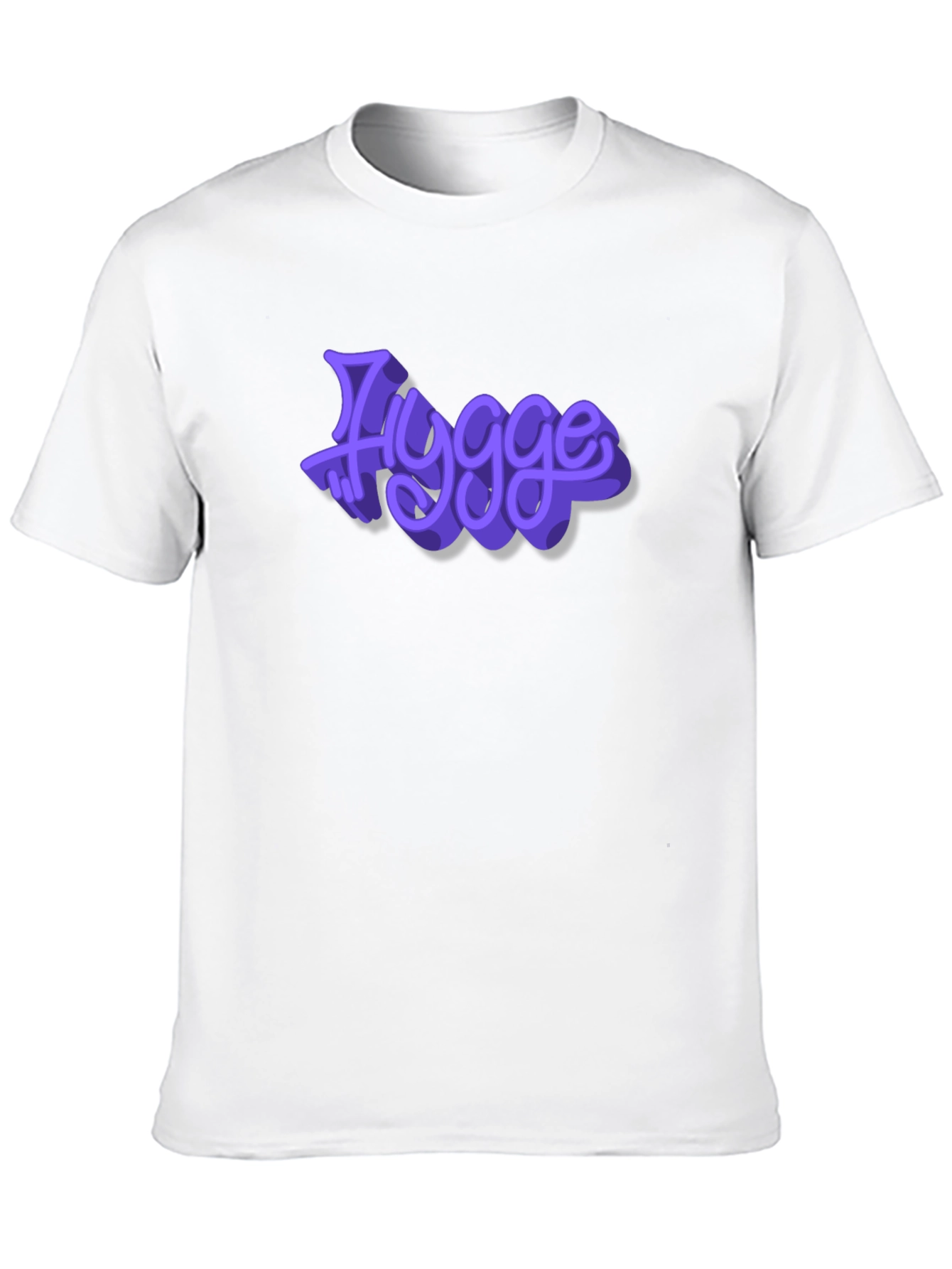 Hygge Purple Graphic T-Shirt