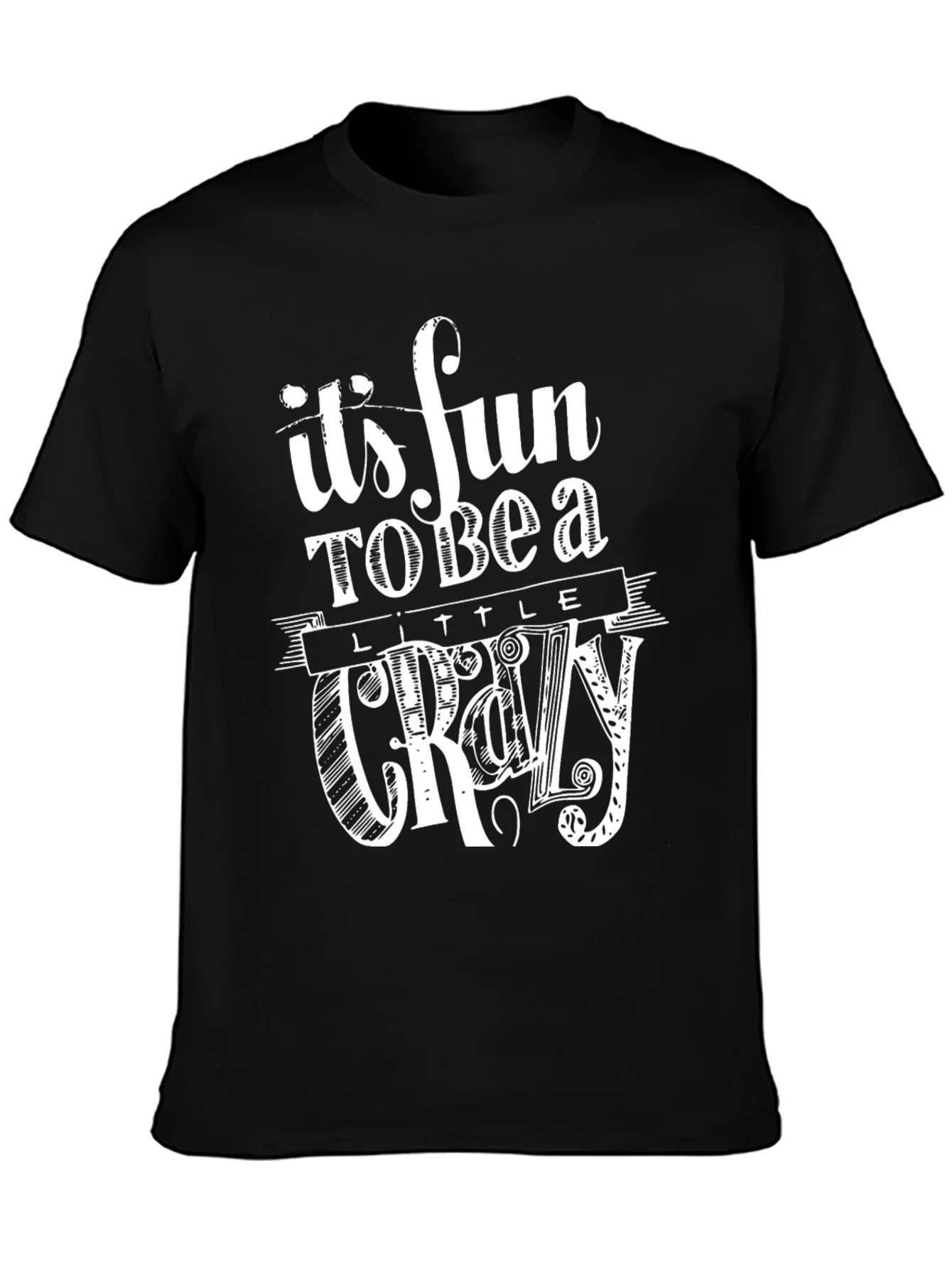 Its Fun to Be a Little Crazy Graphic T-Shirt