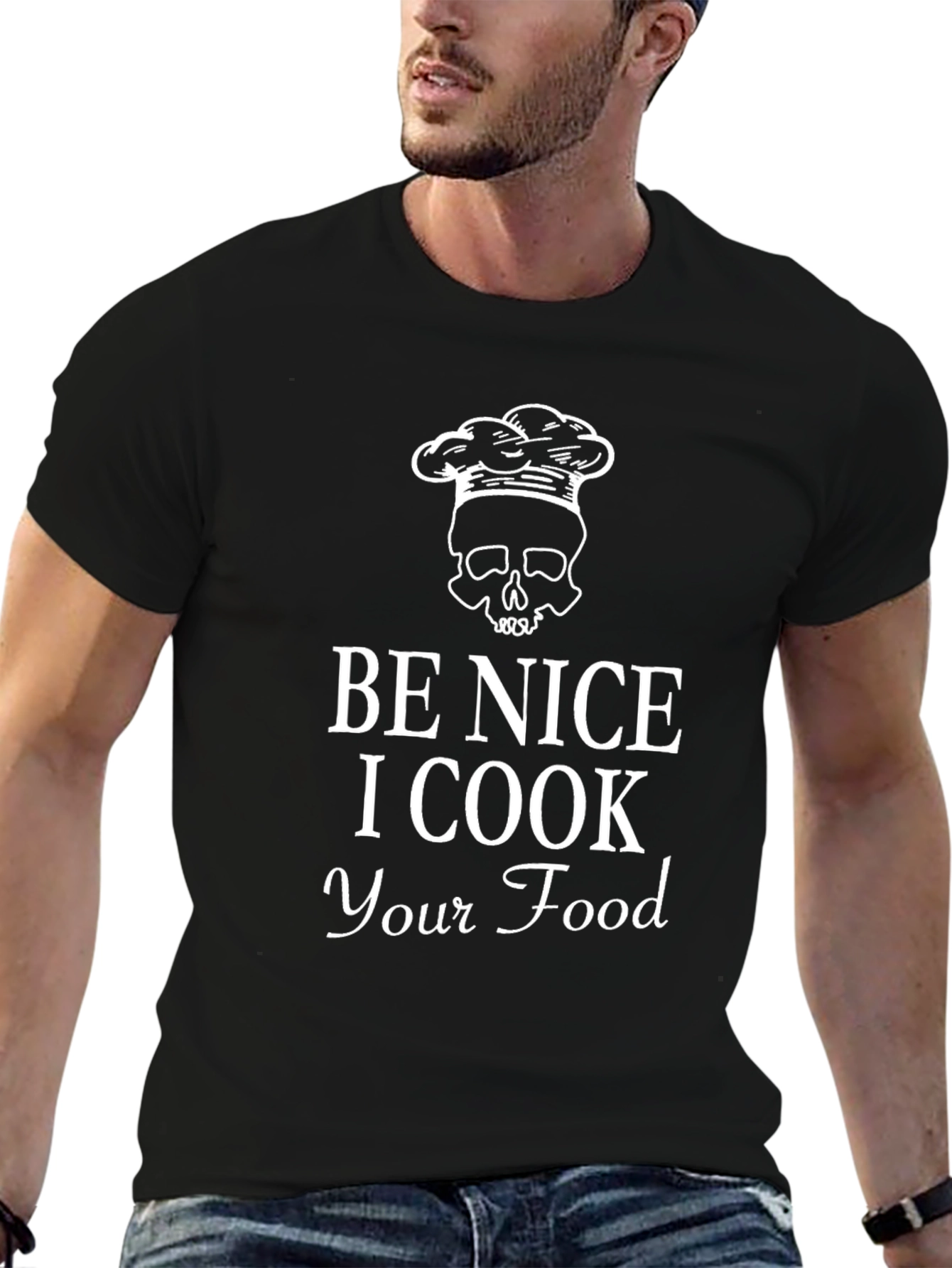 Be Nice I Cook Your Food Graphic T-Shirt
