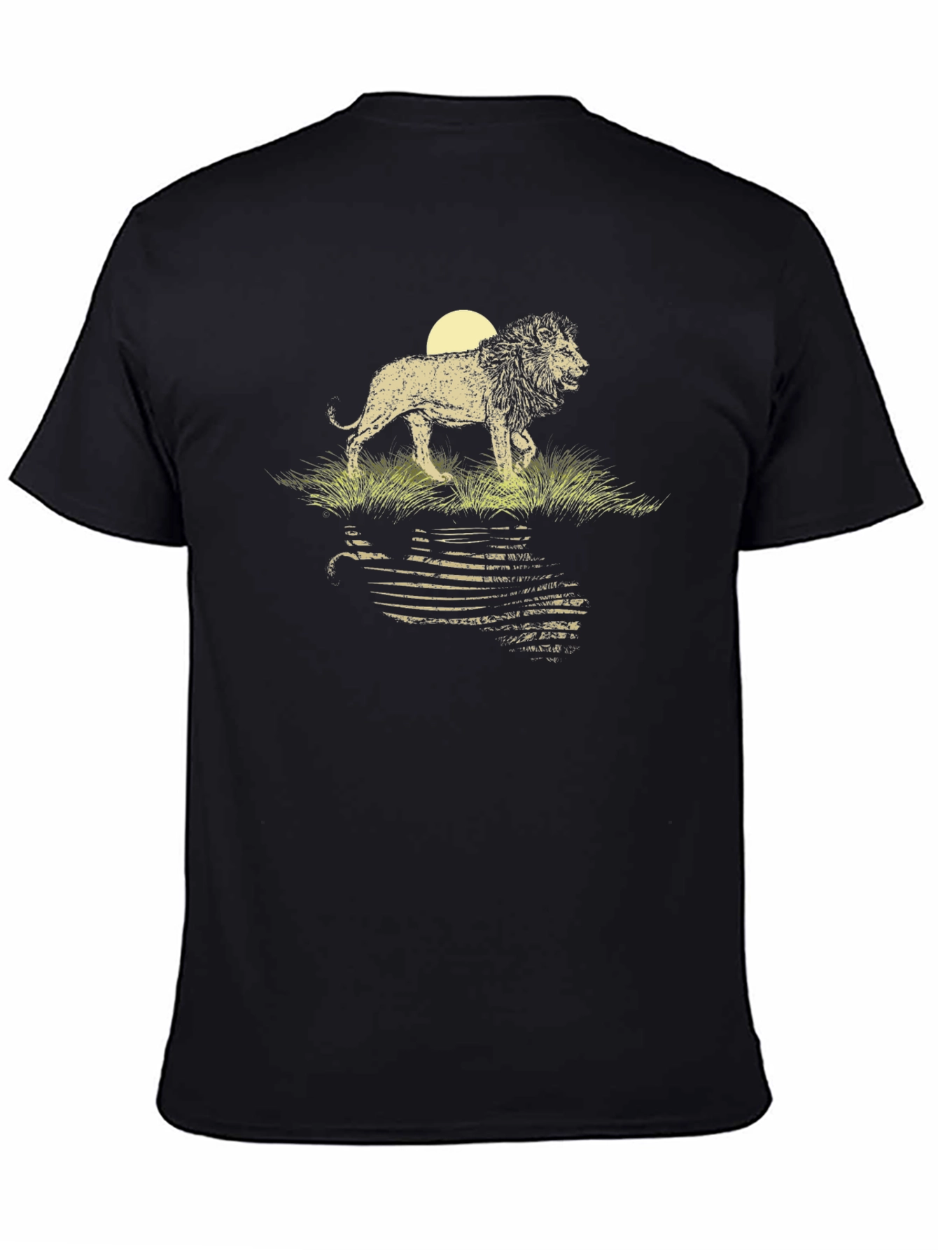Lion King Graphic Print Mens T-Shirt