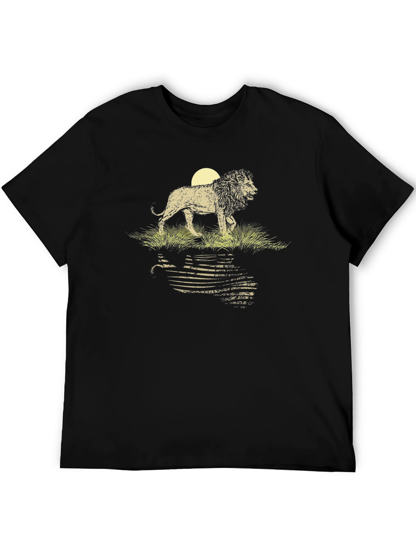 Lion King Graphic Print Mens T-Shirt