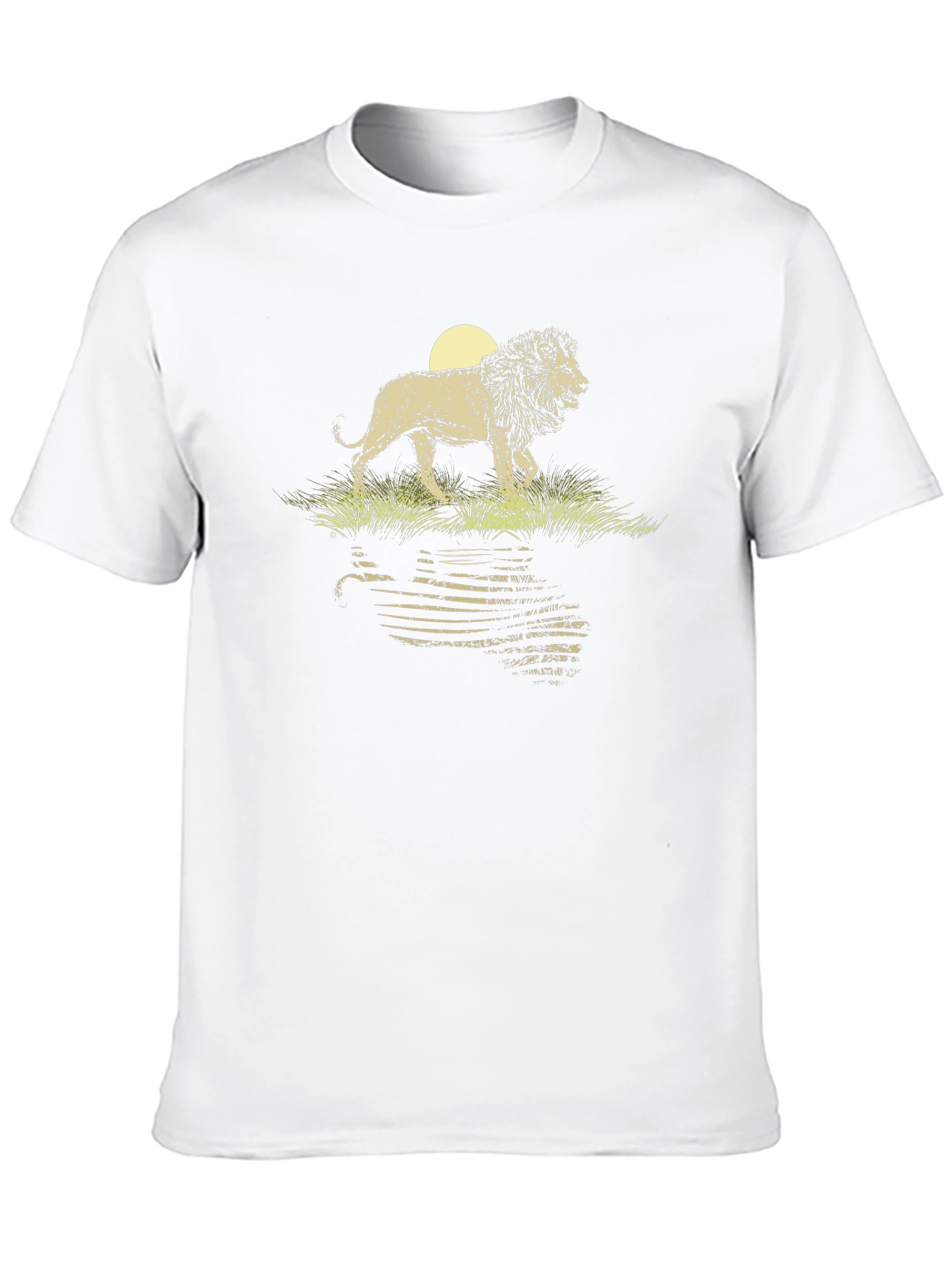 Lion King Graphic Print Mens T-Shirt