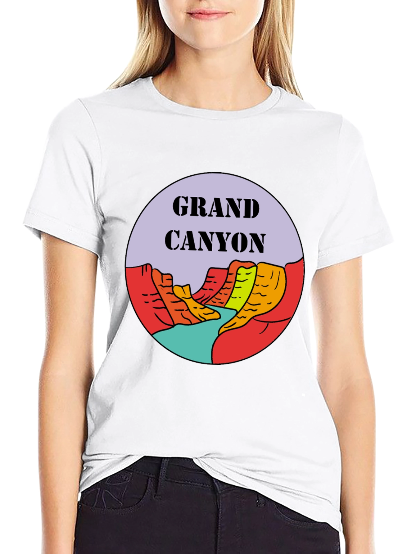Grand Canyon Graphic Tee - Black Unisex T-Shirt