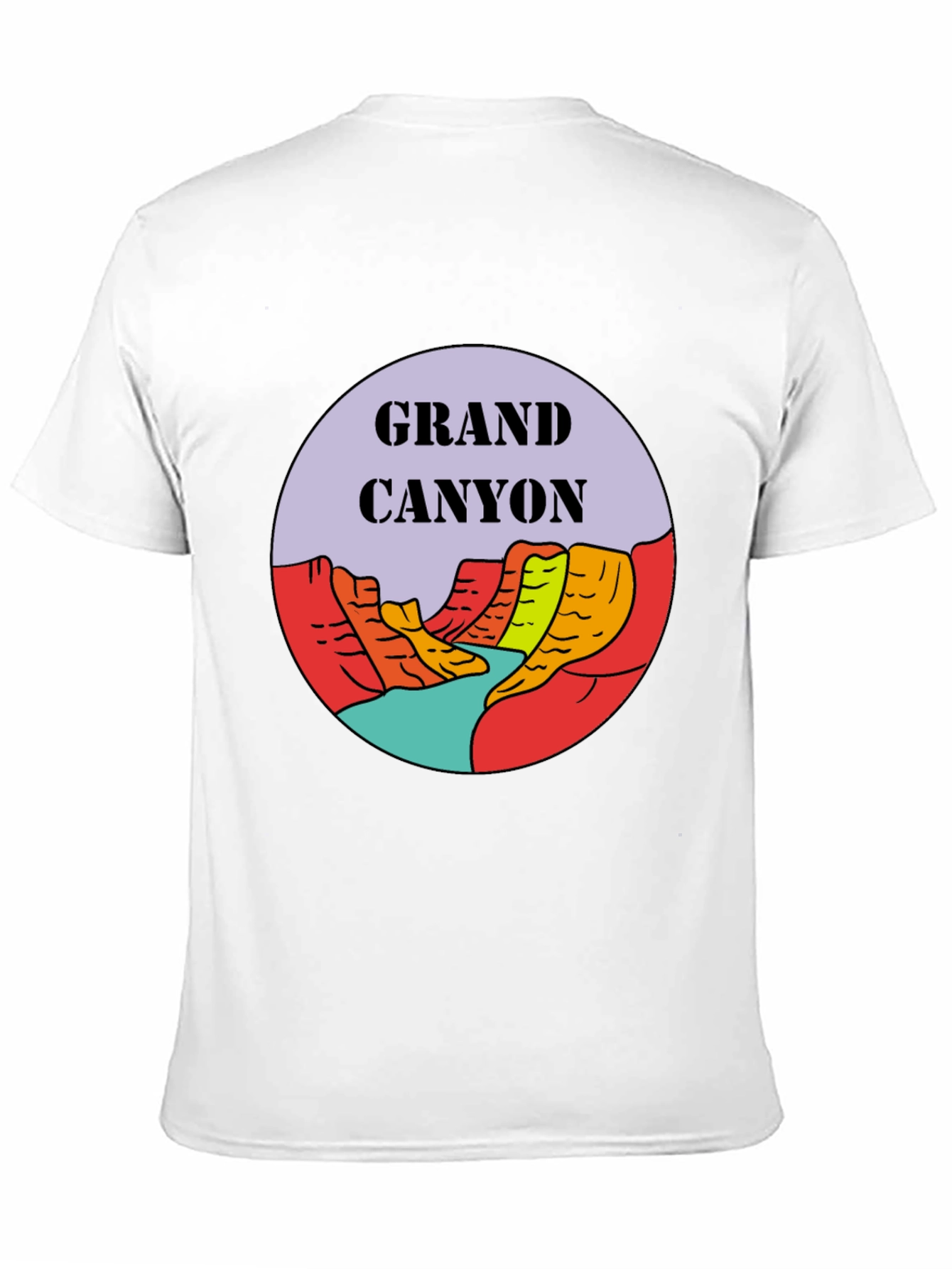 Grand Canyon Graphic Tee - Black Unisex T-Shirt