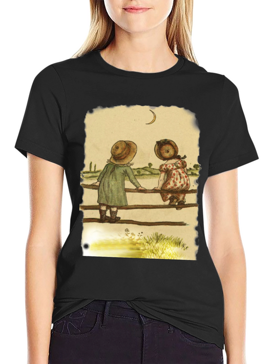 Vintage Children Moon T-Shirt