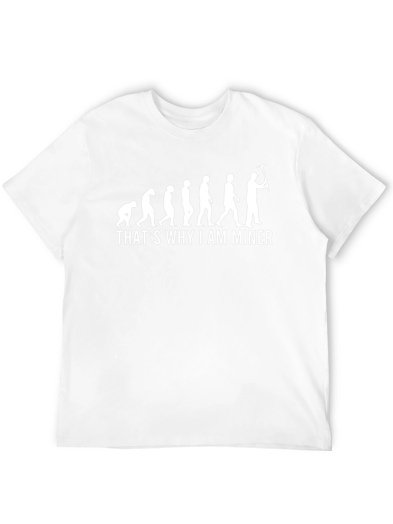 Evolution Miner T-Shirt - Black Cotton Tee