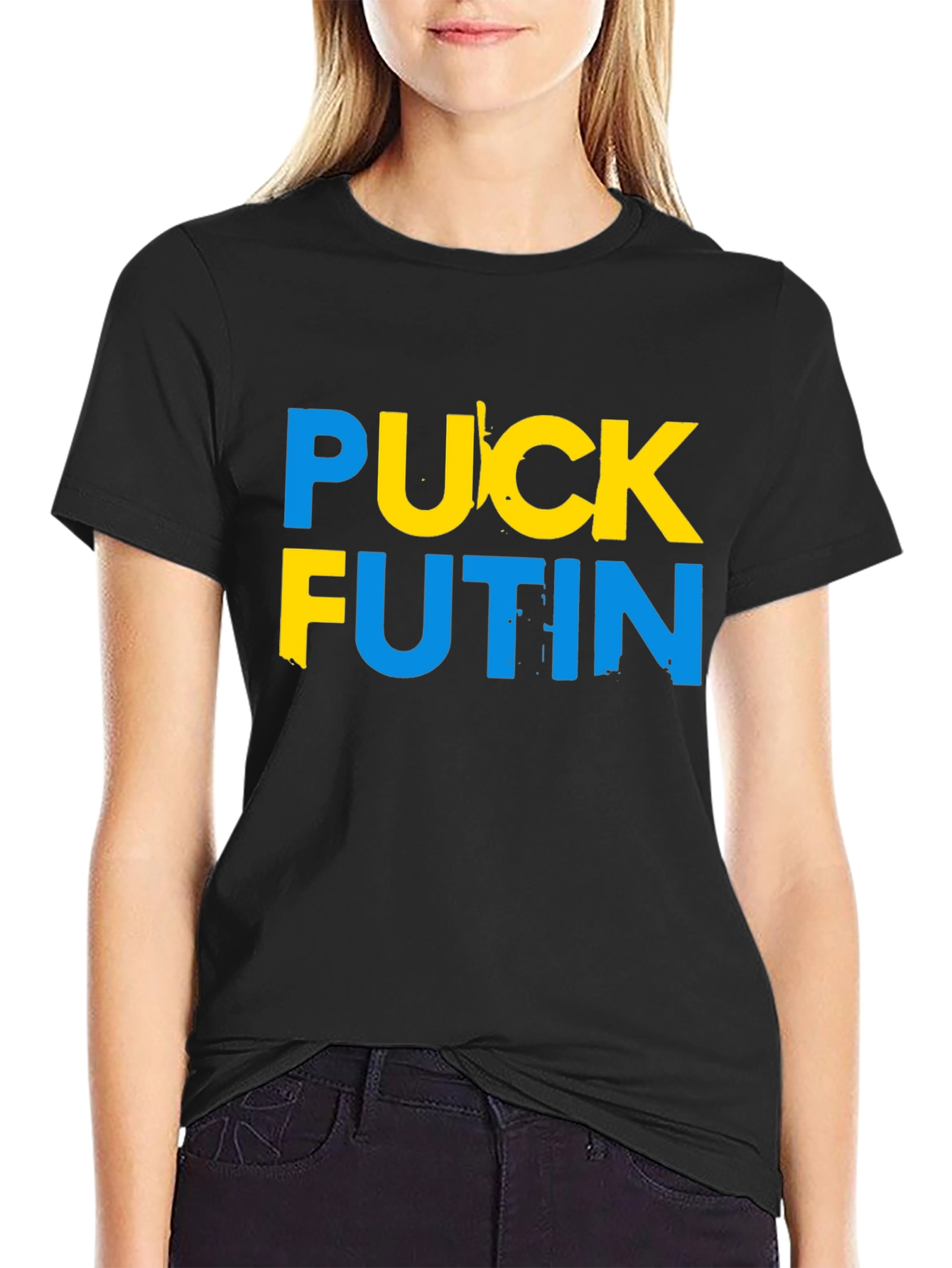 Puck Futin Graphic T-Shirt - Black Tee
